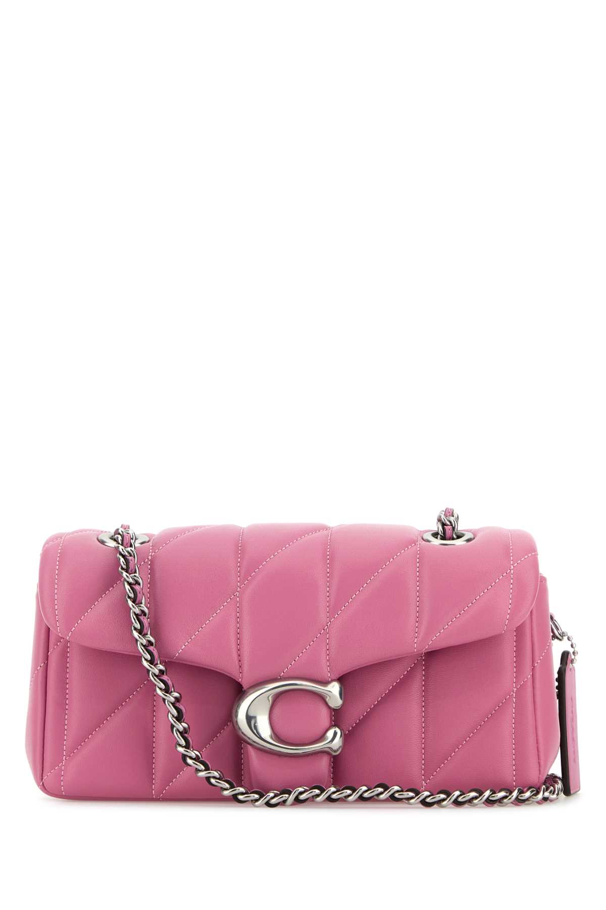 COACH FUCHSIA LEATHER TABBY 20 SHOULDER BAG