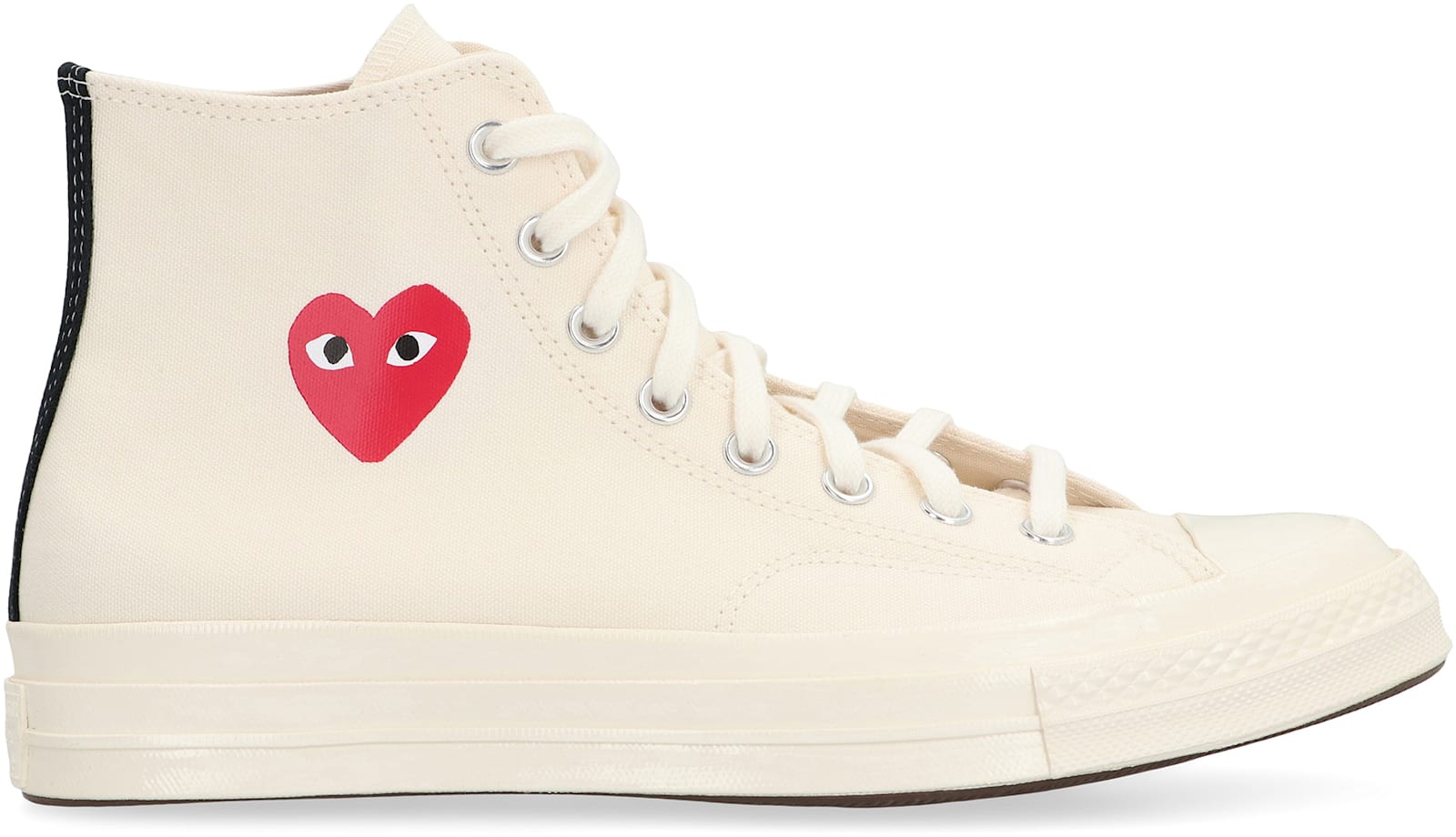 Comme Des Garçons Play Comme Des Garcons Play X Converse Single Heart Chuck 70 Sneakers In Neutral