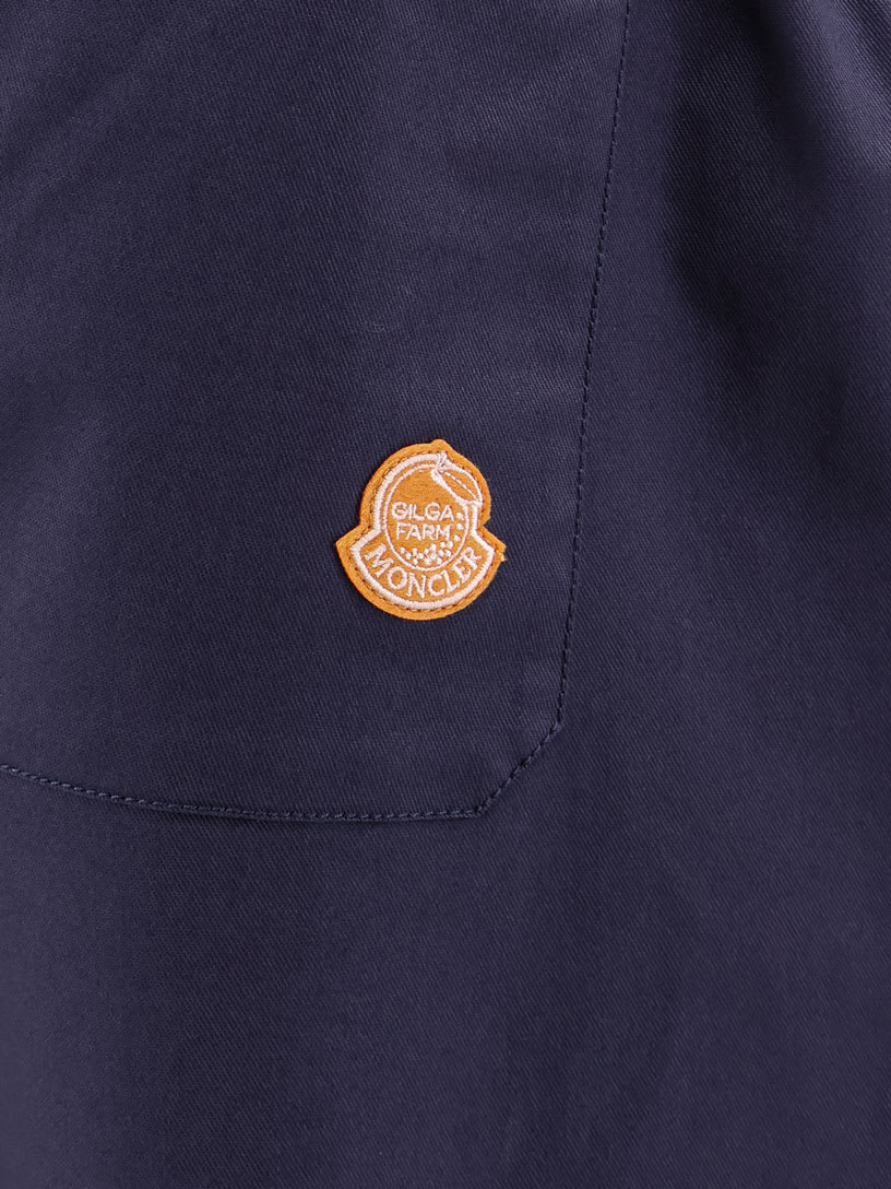 Moncler Genius Moncler X Gilga Farm Designed By Donald Glover Cotton Blend Trousers In Blue