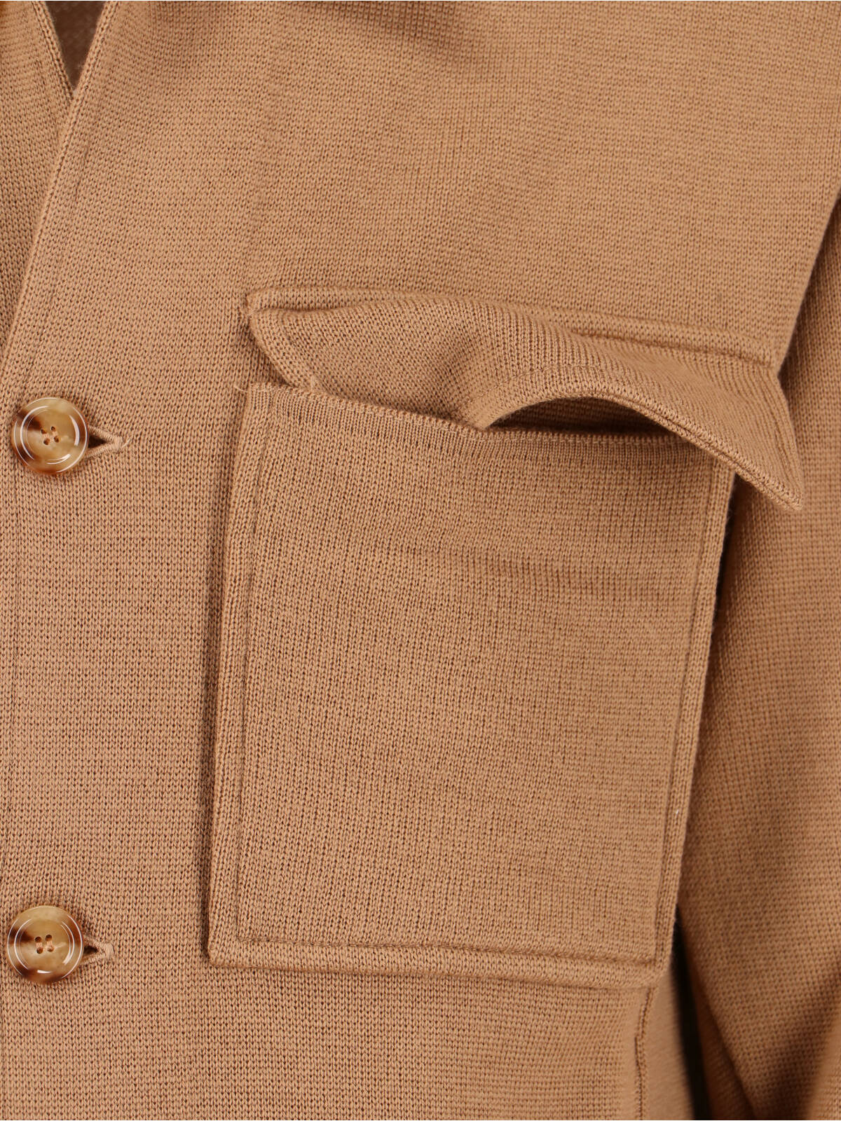 Lardini Relaxed Fit Jacket Front Pockets In Brown