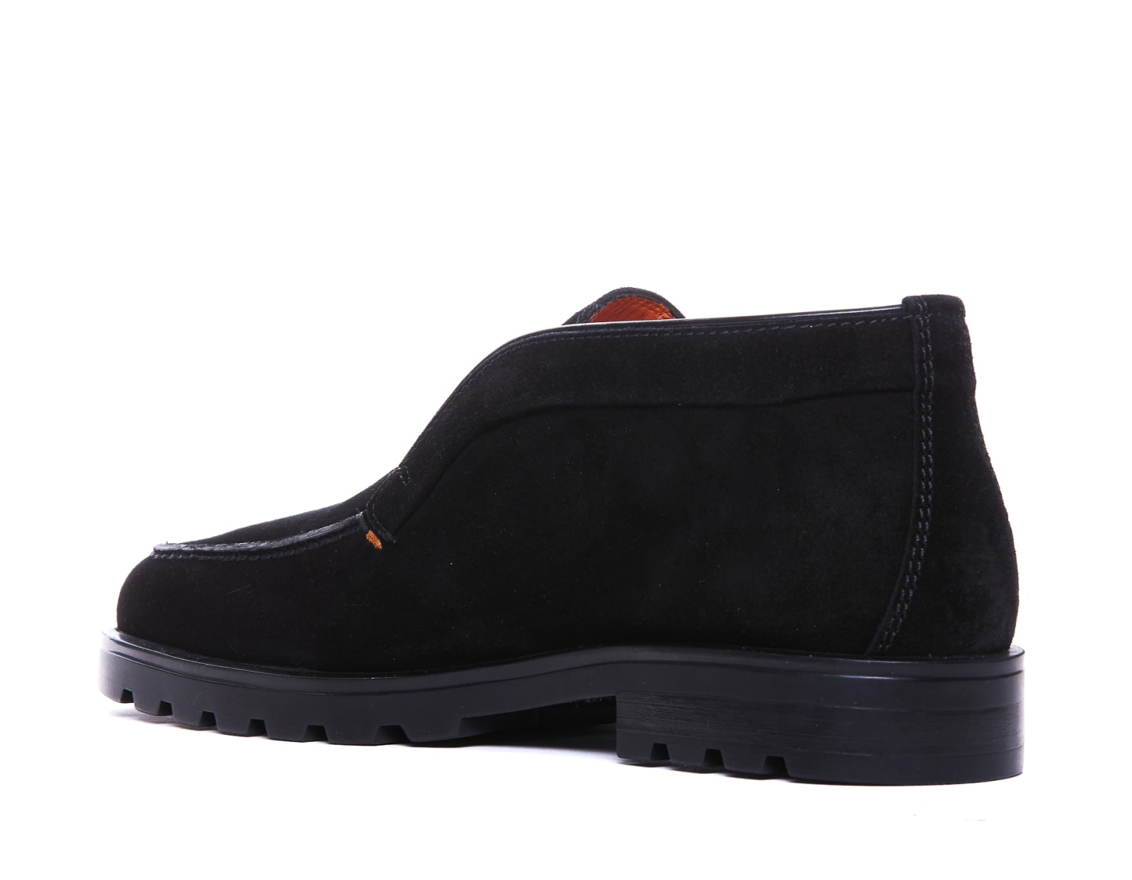 Shop Santoni Rock Ankle Boots In Black