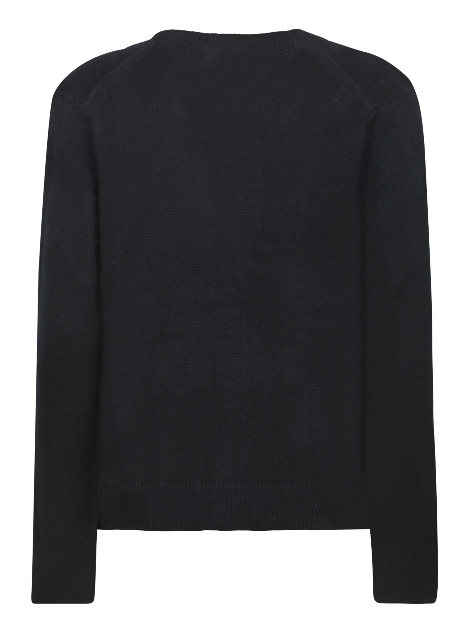 Shop Maison Kitsuné Baby Fox Black Cardigan