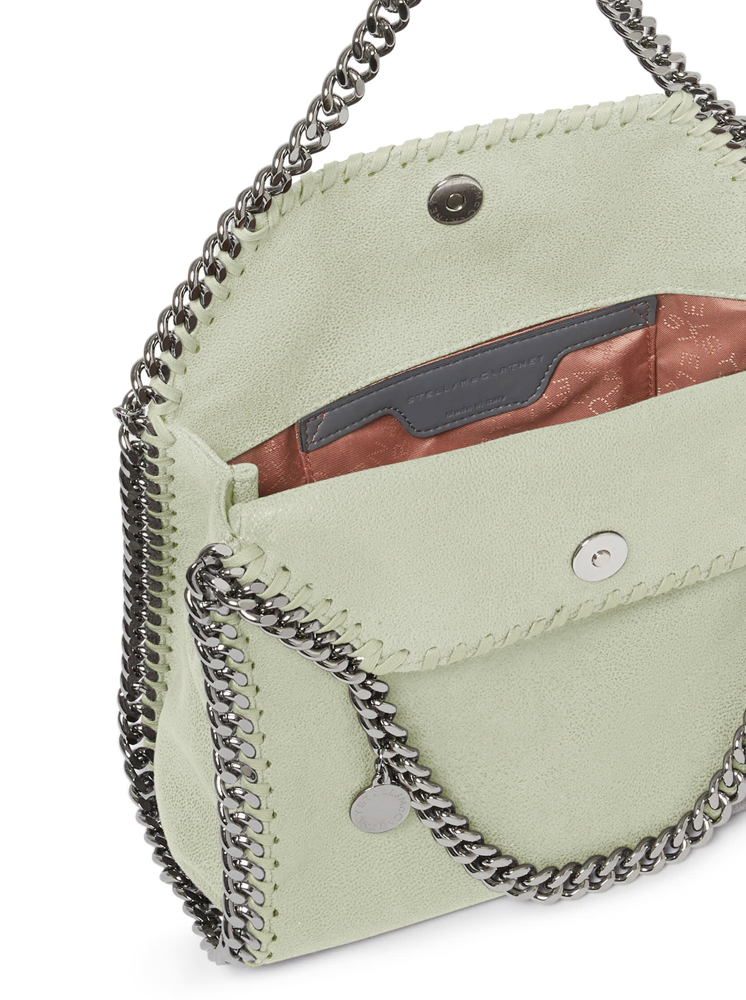 Stella Mccartney Mini Tote Falabella In Sage