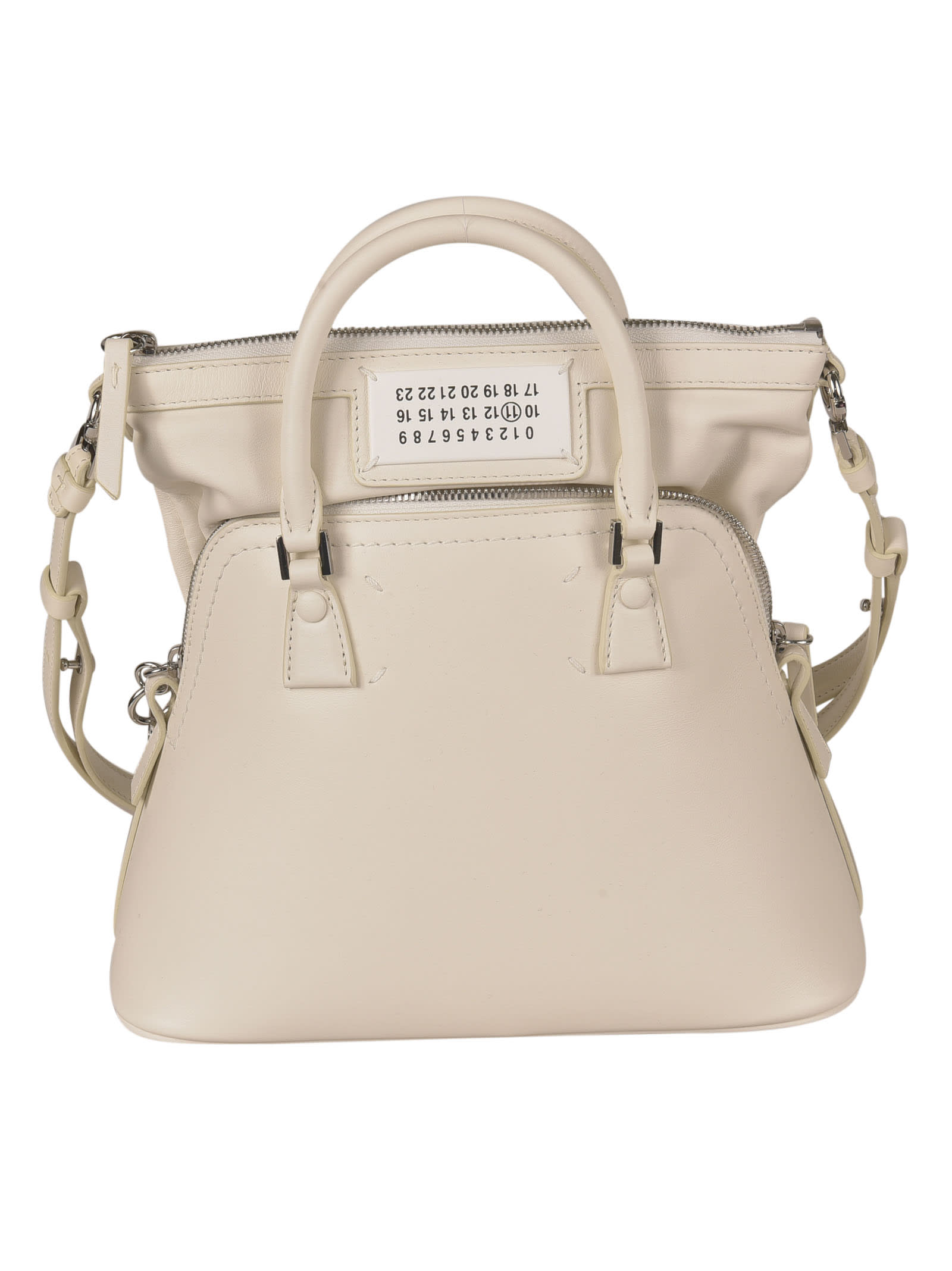 MAISON MARGIELA TOP ZIP SMOOTH TOTE,S56WG0082 P4303 T1003