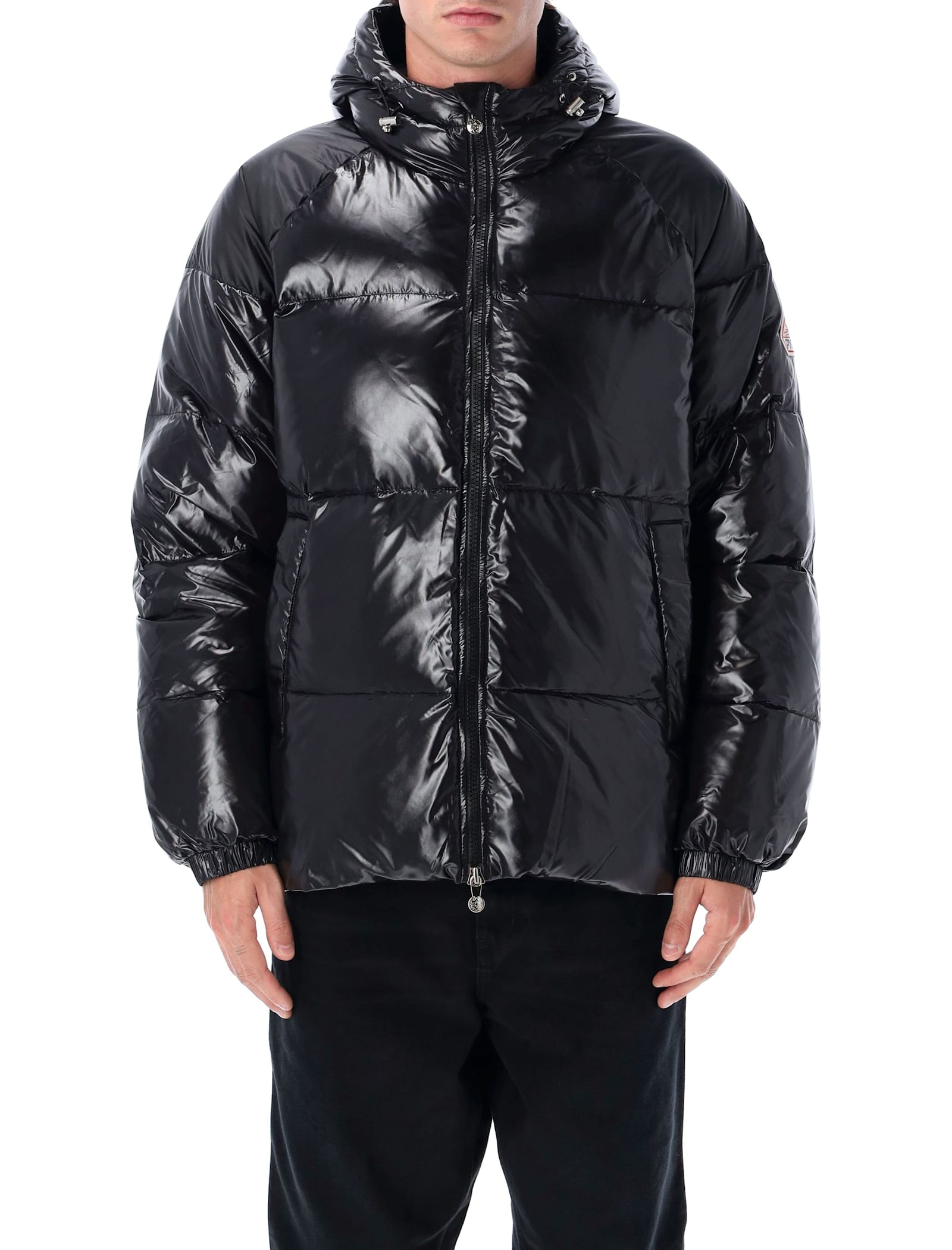 Pyrenex Adjustable Hooded Puffer Jacket In Black