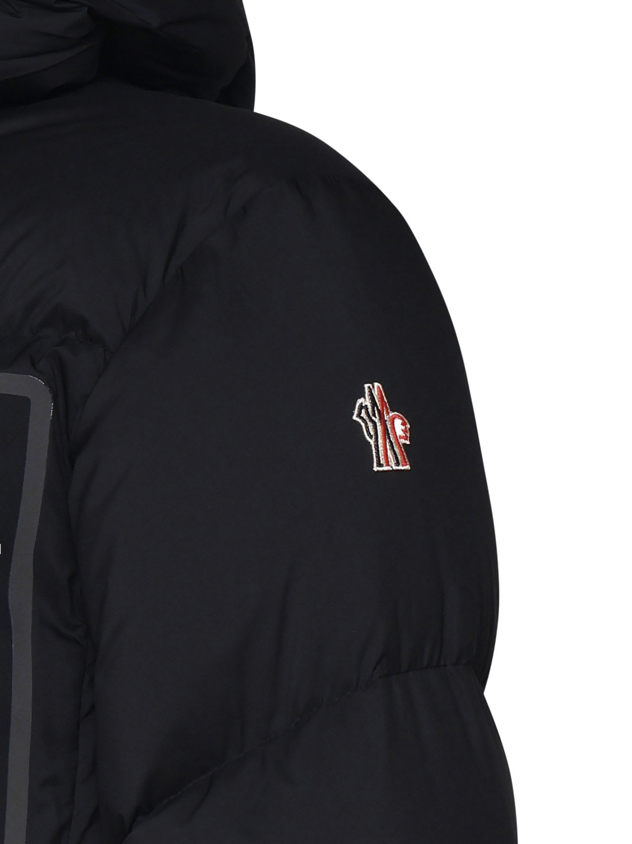 Shop Moncler Hooded Padded Jacket In Black