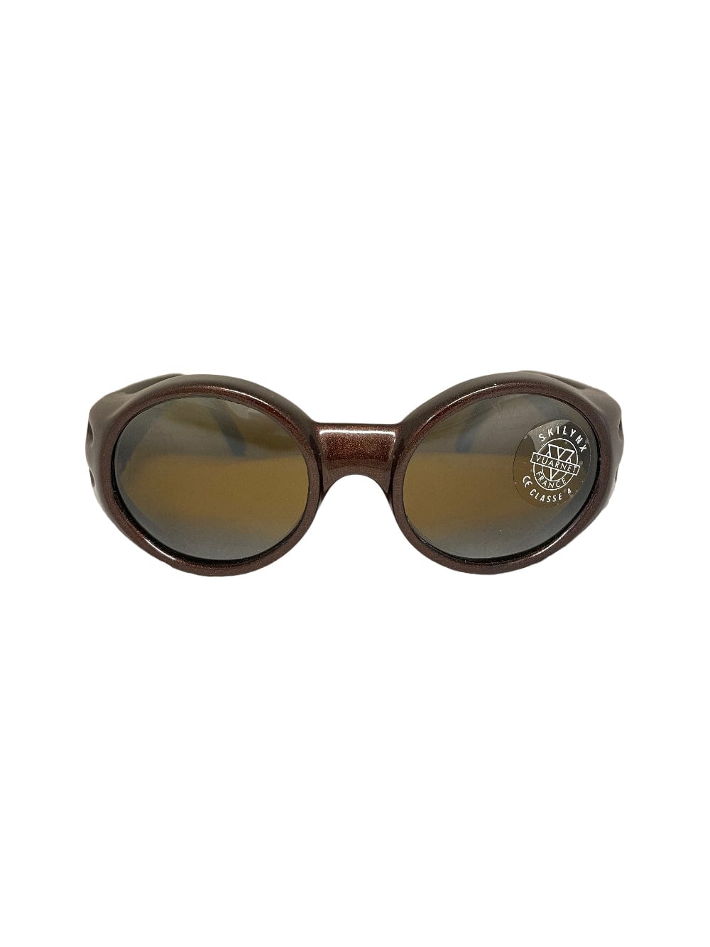 Shop Vuarnet Pouilloux - Glitter Brown Sunglasses