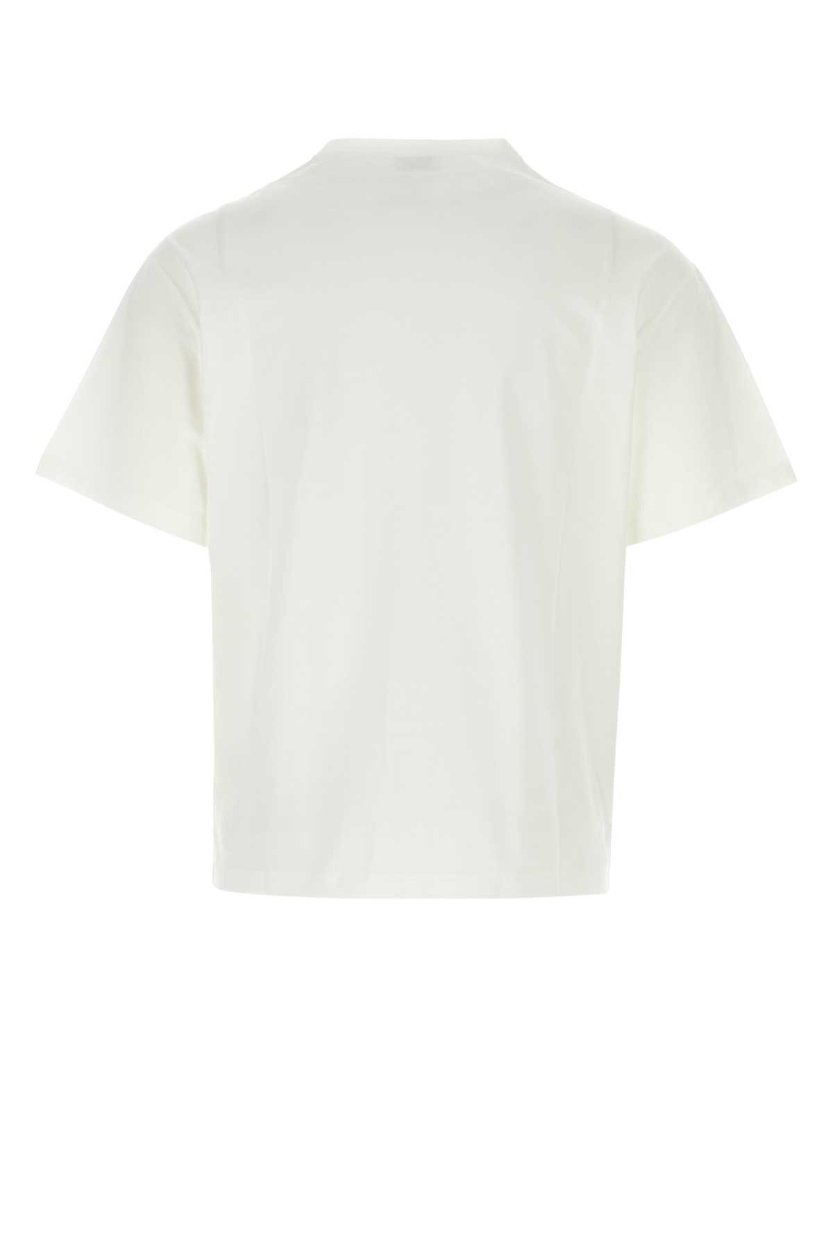 Shop Etro White Cotton T-shirt In Bianco