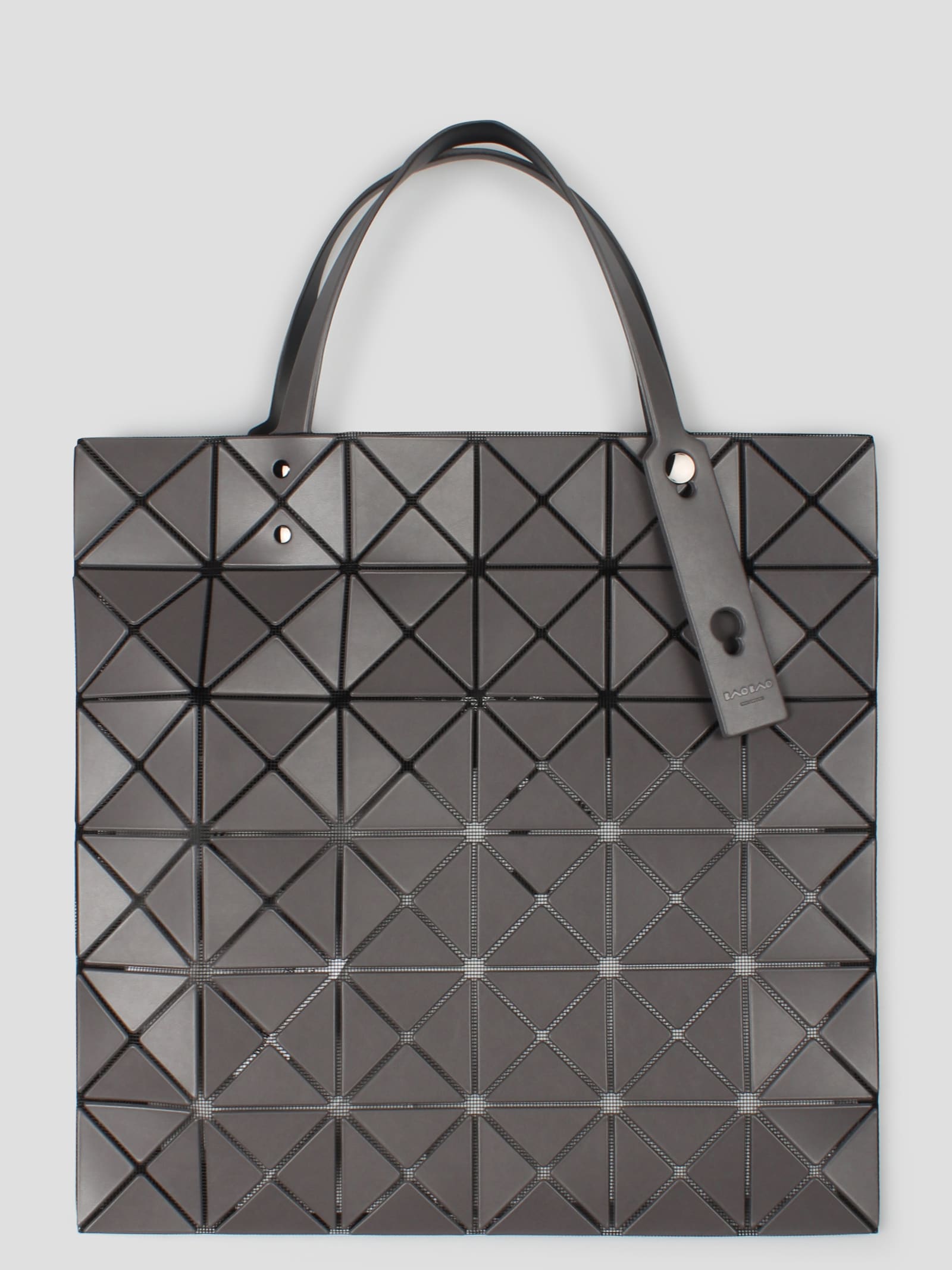 Shop Bao Bao Issey Miyake Matte Shopping Bag In Grey