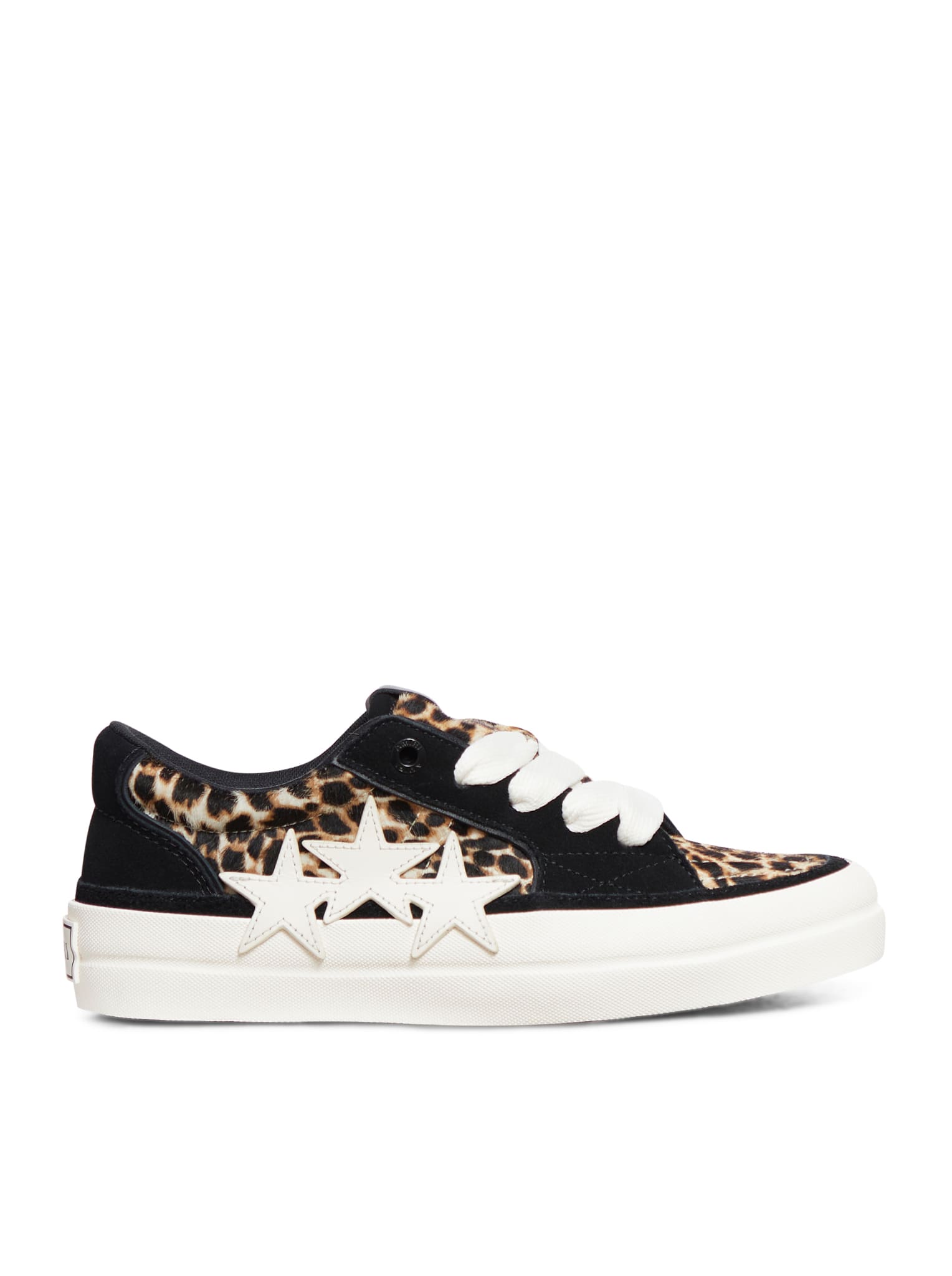 Shop Amiri Leopard Sunset Skate Low-top Sneakers In Black