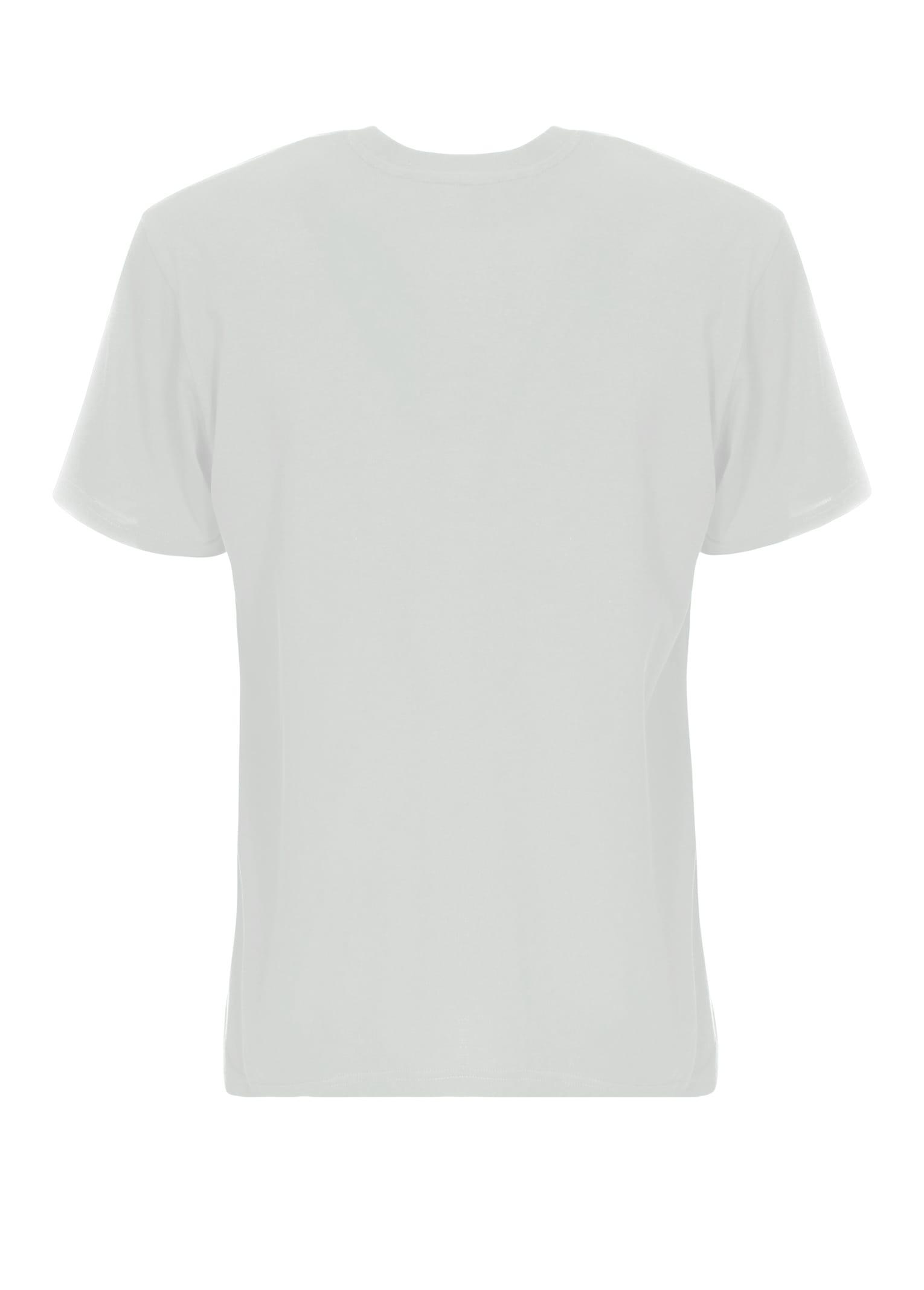 Just Cavalli Logo-appliqué T-shirt In White