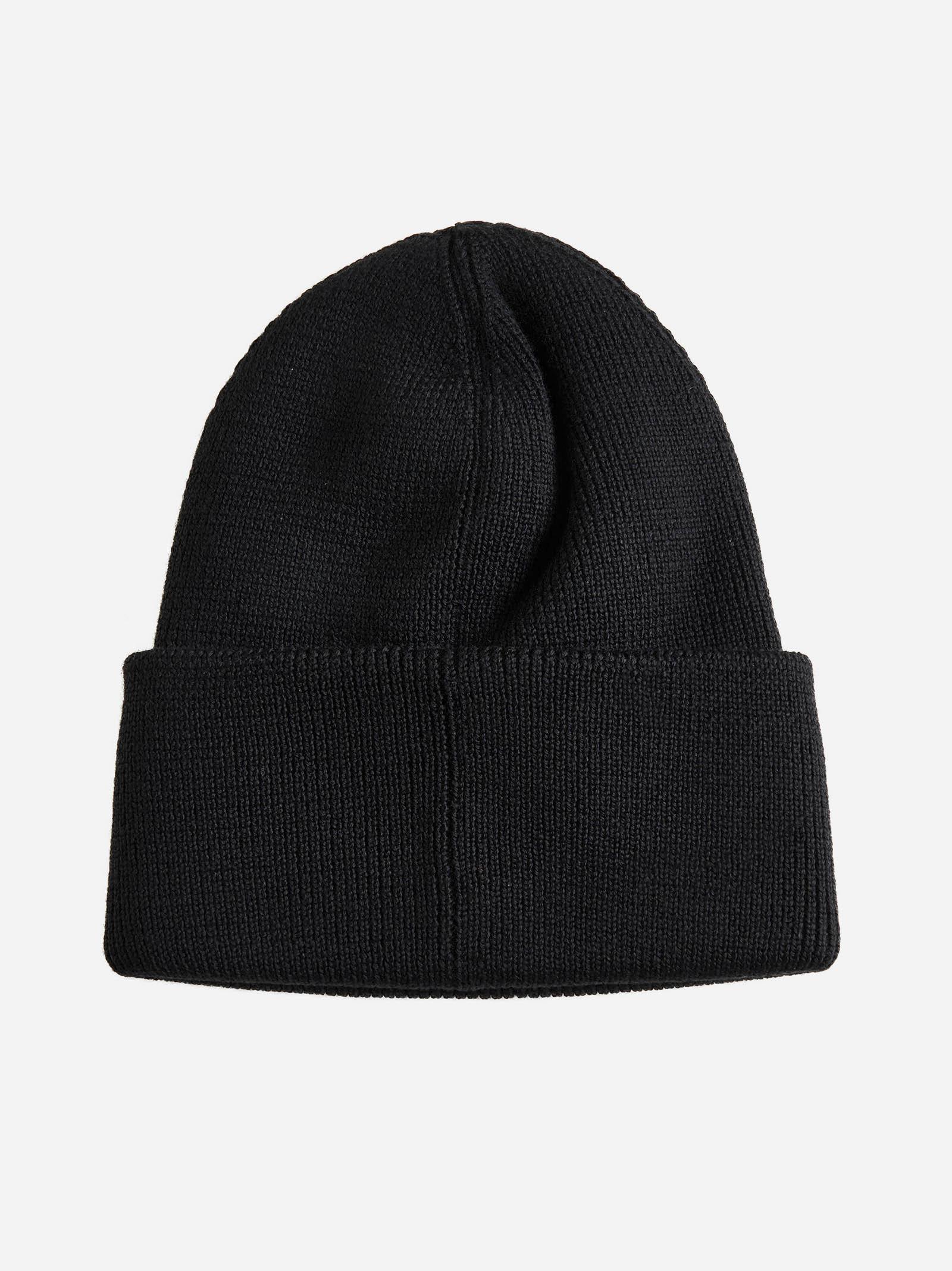 Shop Canada Goose Logo-patch Wool Beanie In Black