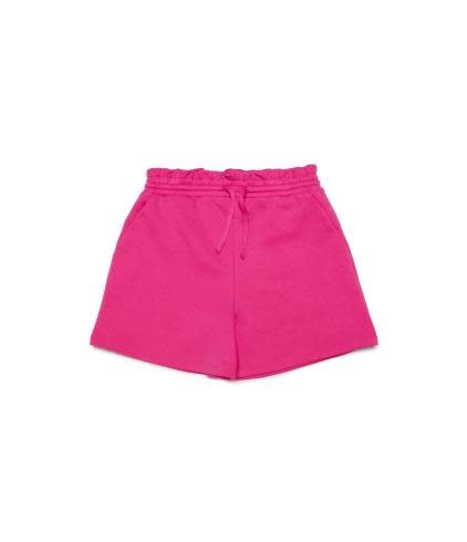 Shop Max&amp;co. Shorts Con Logo Ricamato In Fucsia