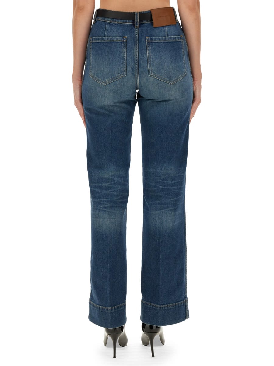 Shop Victoria Beckham Jeans Alina In Denim