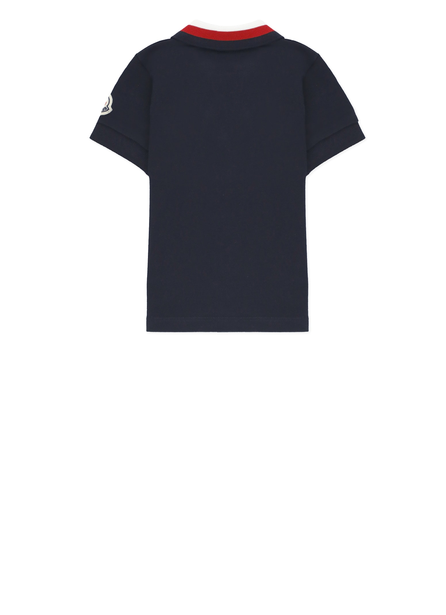 Moncler Logoed Shirt In Blue