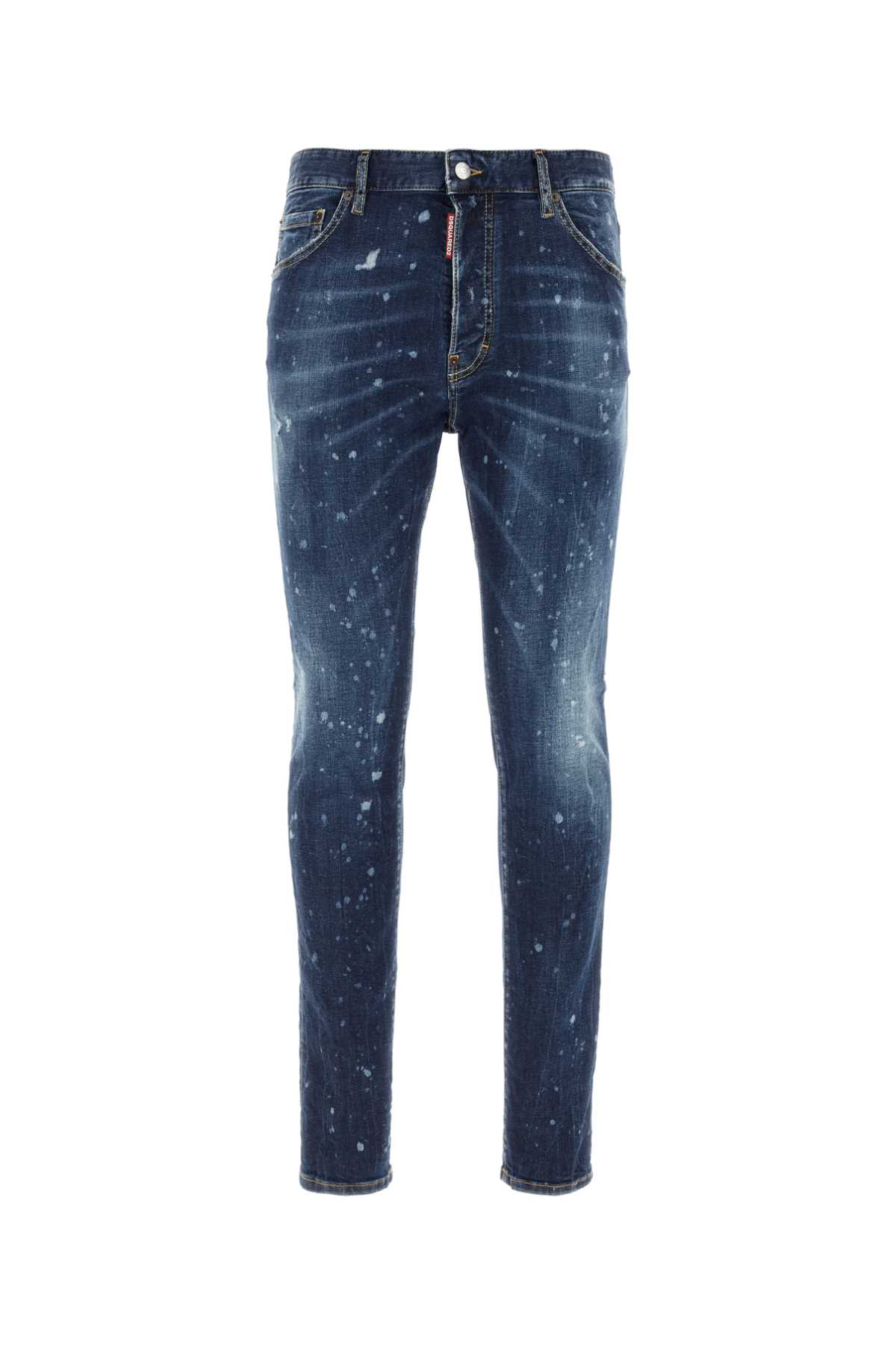 Shop Dsquared2 Stretch Denim Cool Guy Jeans In Navyblue