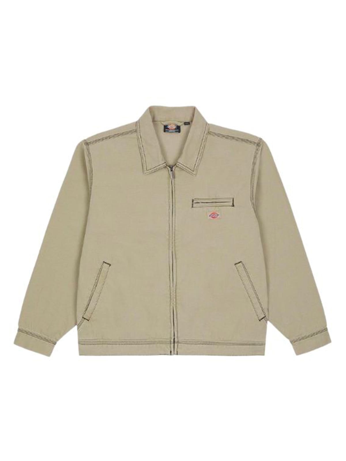 Dickies Lightweight Sand Cotton Jacket In Sw Desert Sand