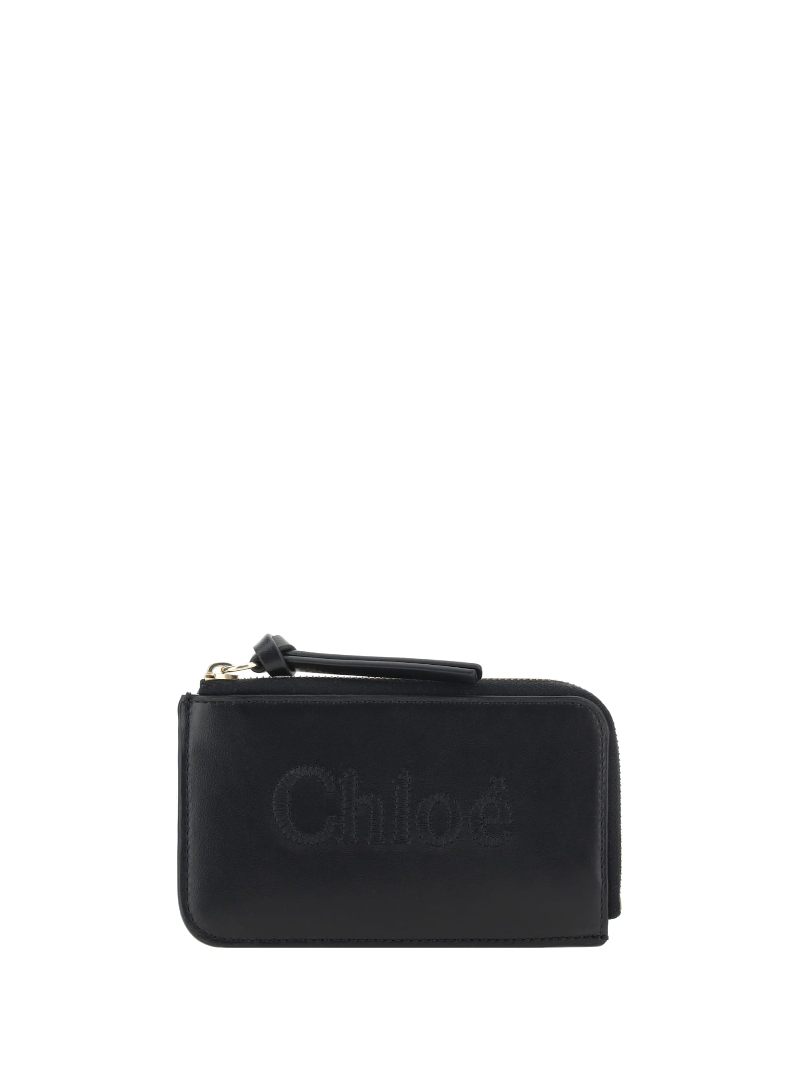 Shop Chloé Sense Wallet In Black