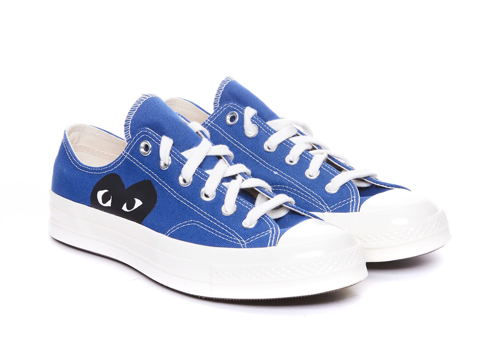 Comme Des Garçons Play Chuck Taylor Sneakers In Blue