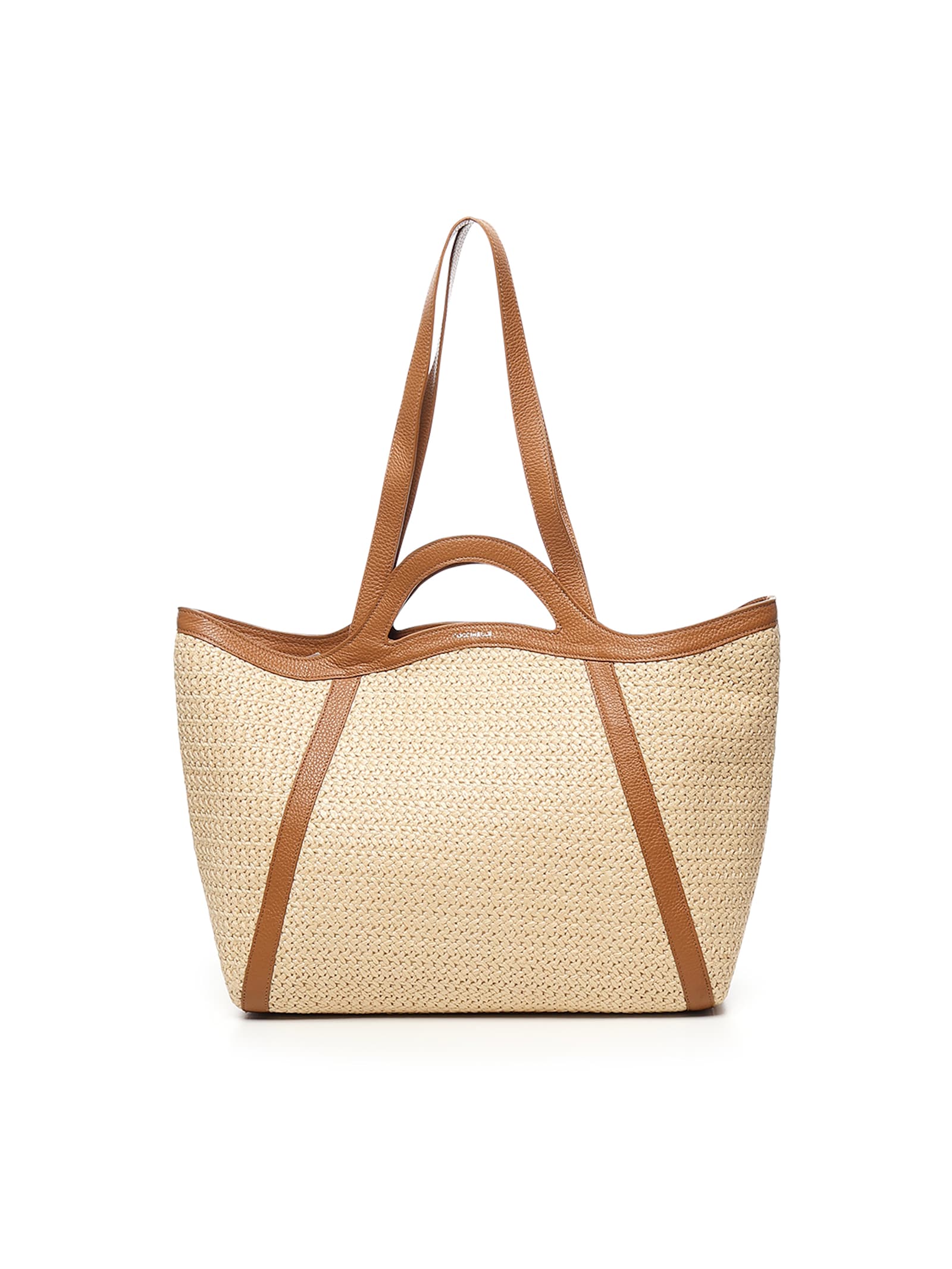 Coccinelle Amalia Crochet And Leather Tote Bag