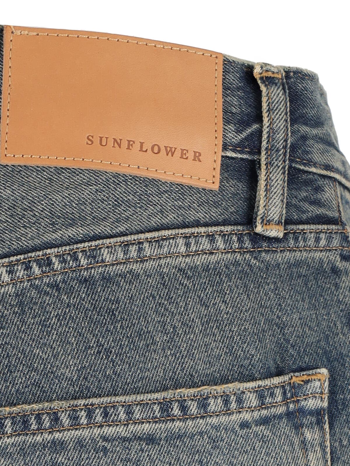 Sunflower Button-fly Five-pocket Jeans In Blue