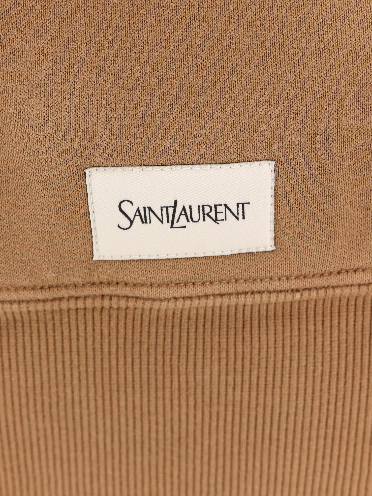 Shop Saint Laurent Sweatshirt In Brown