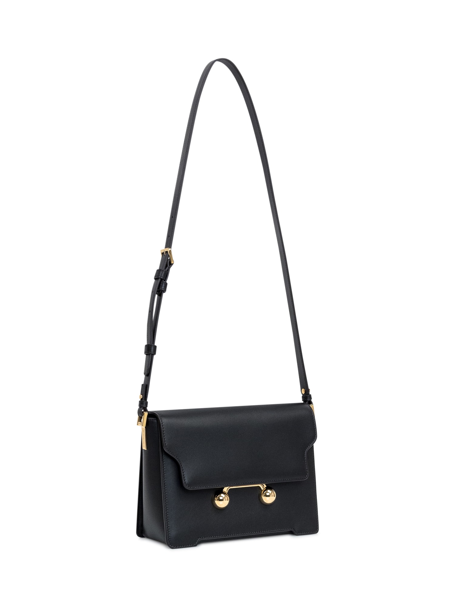 Shop Marni Trunkaroo Medium Bag In Black