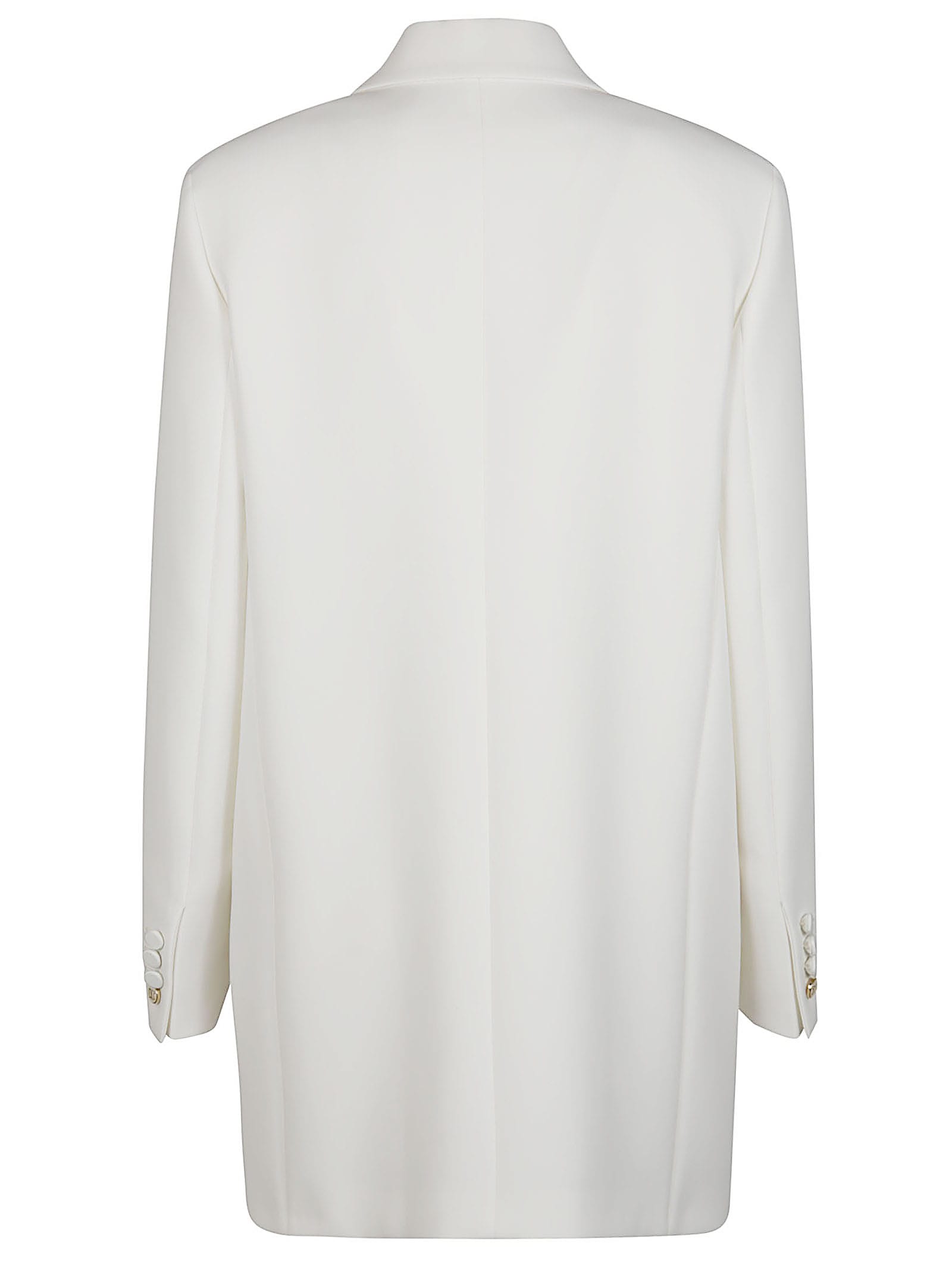 Shop Max Mara Dyser Jacket In Bianco Seta