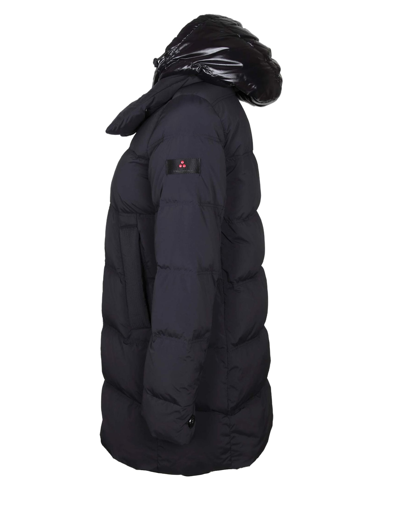 Shop Peuterey Unix ml Bmat Double Fabric Down Jacket Black Color