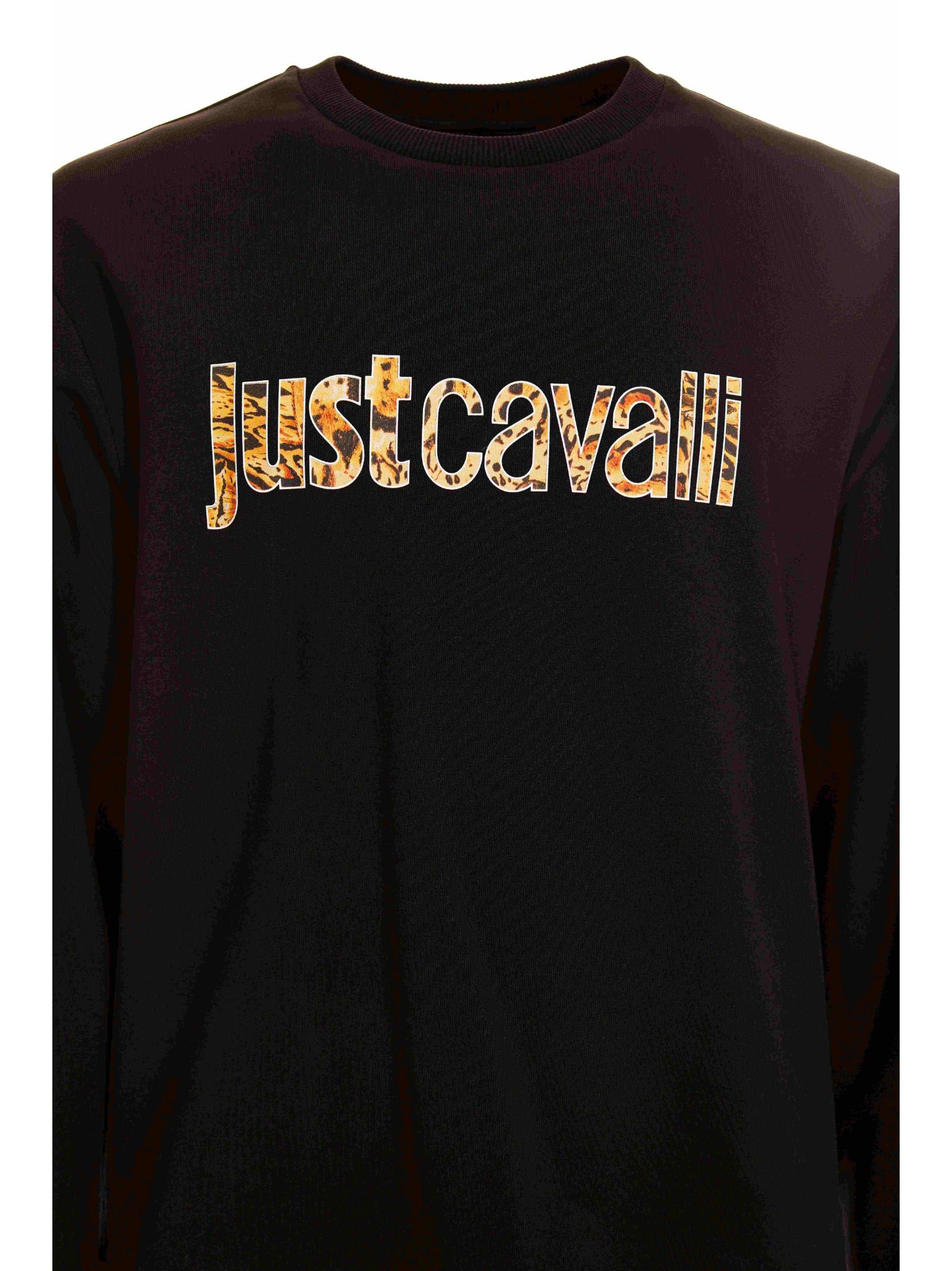 Shop Just Cavalli Hoodie In Black