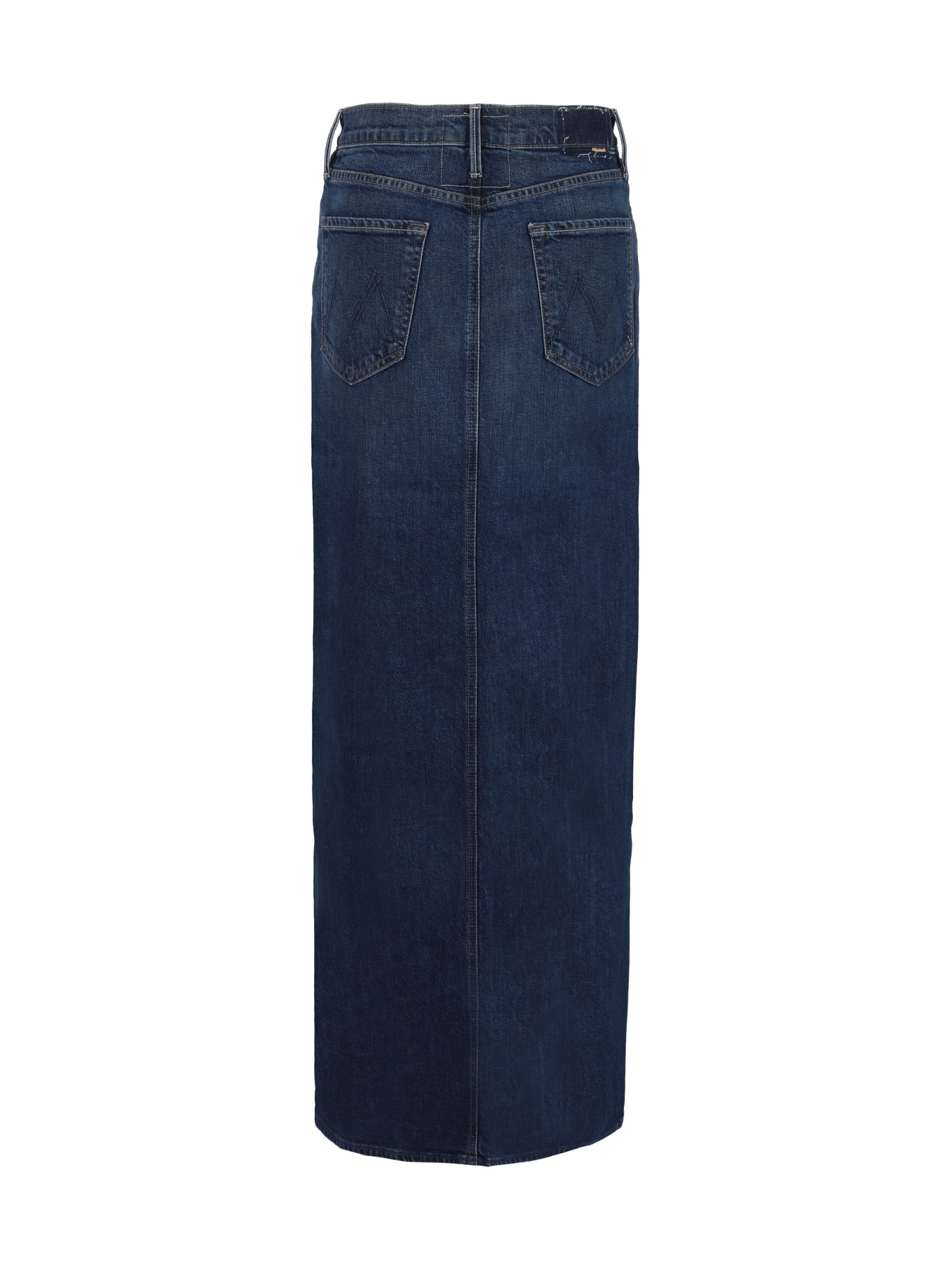 Shop Mother Denim The Bombshell Maxi Skirt In Cannonball