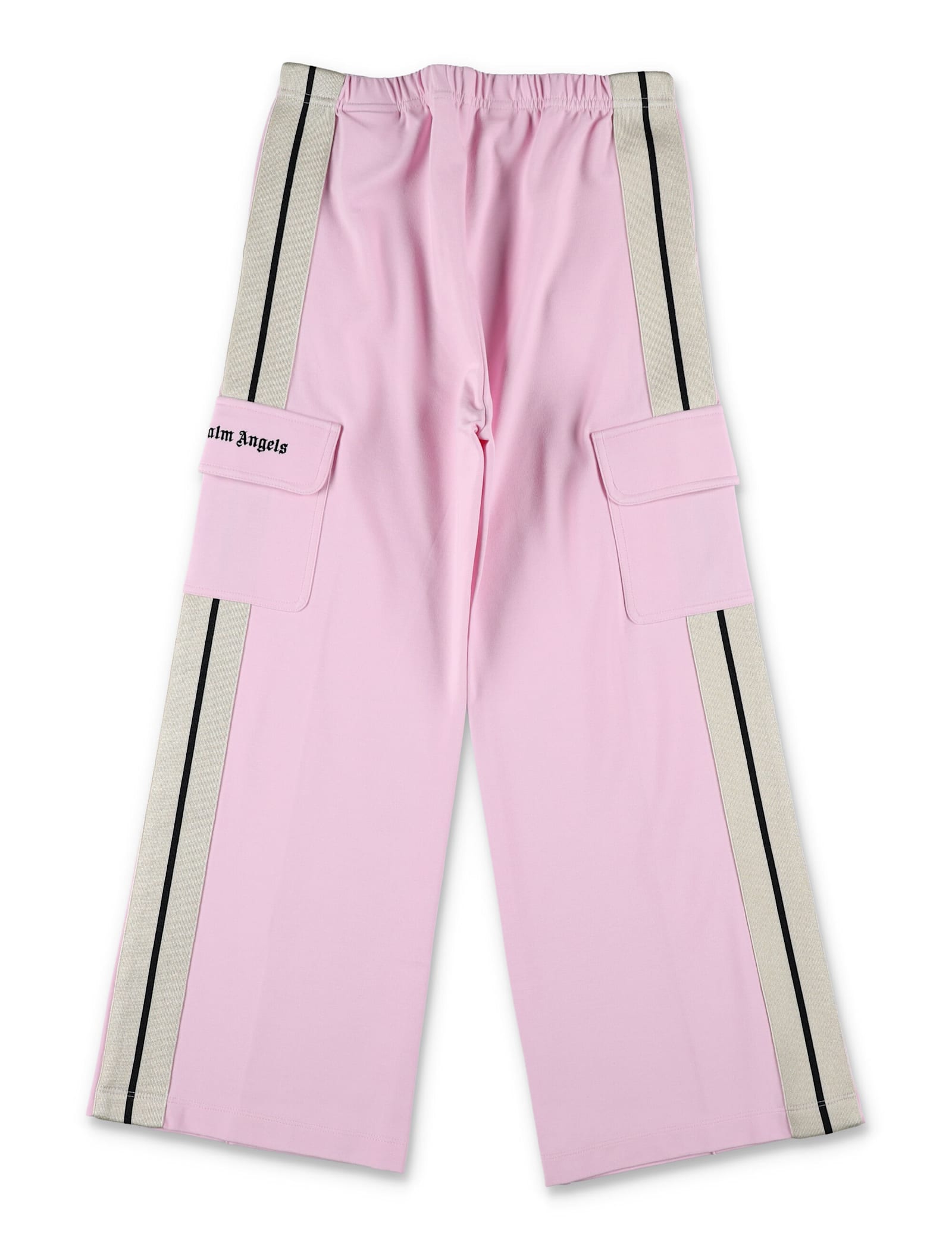 Palm Angels Cargo Fleece Pant Track In Rose