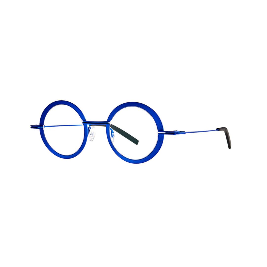 Shop Theo Eyewear Crunchy 7601 Mm Electric Blue7601