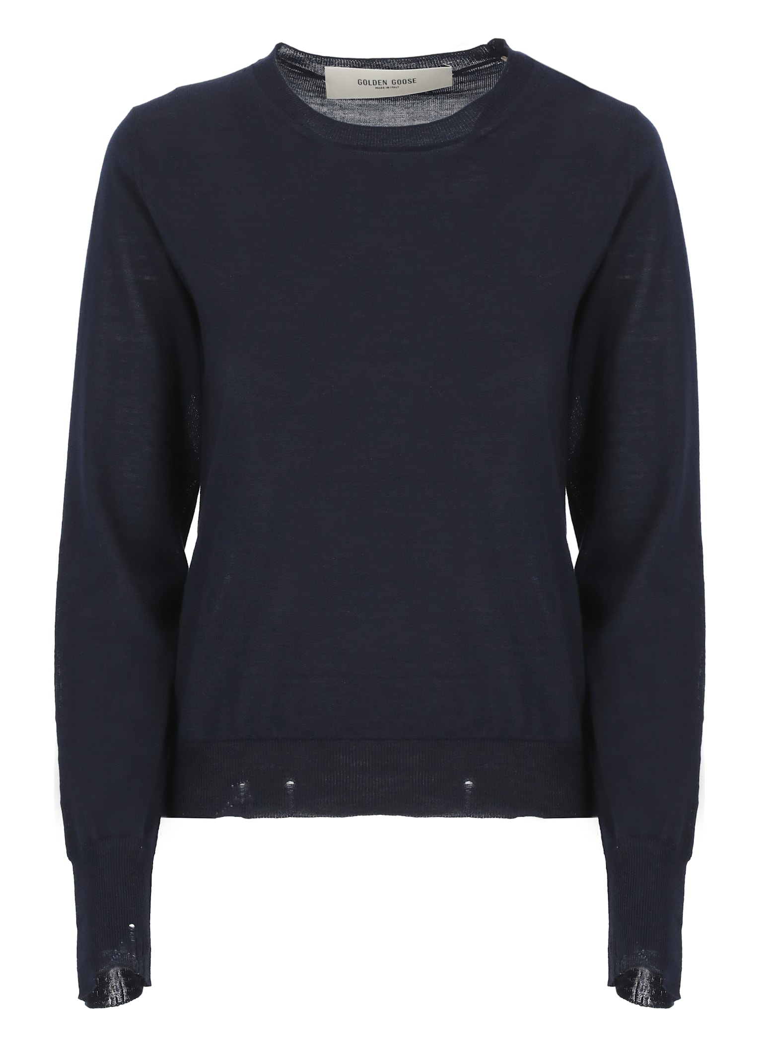 Golden Goose Wool Sweater In Blue