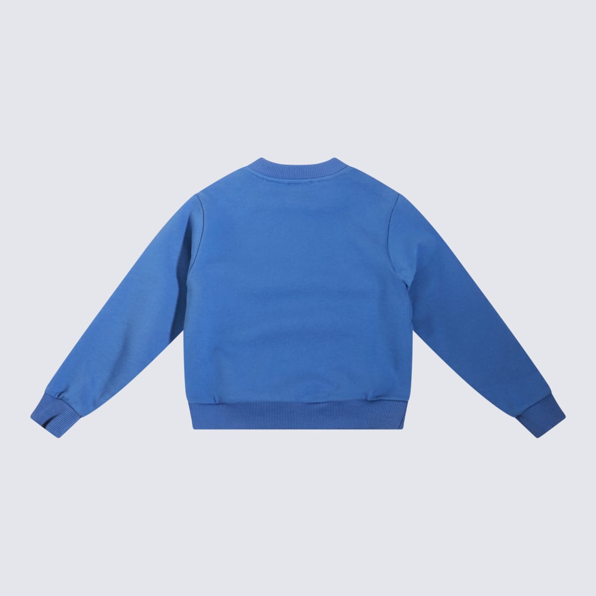 Shop Dolce & Gabbana Blue Cotton Sweatshirt In Bluette Medio
