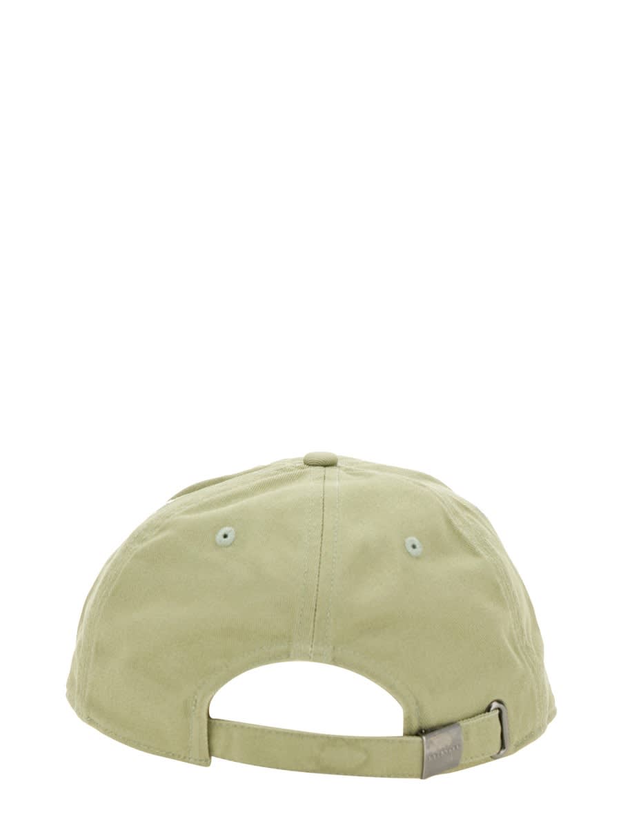 Shop Belstaff Baseball Hat With Logo In Green
