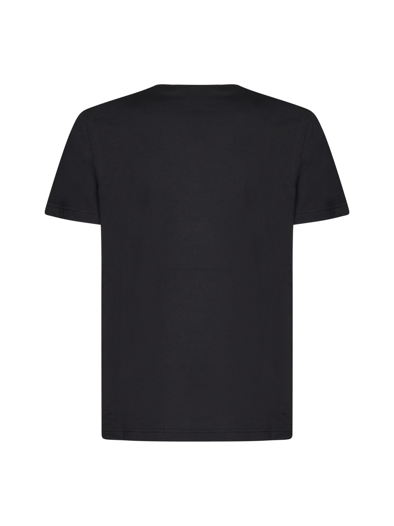 VERSACE JEANS COUTURE V EMBLEM SMALL TICK FOIL T-SHIRT