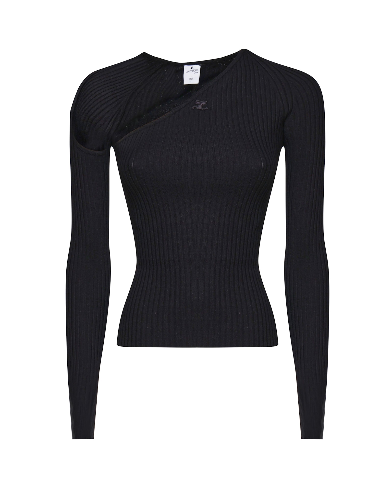 【関税込み】Signature Top - Courreges - Cotton - Black 23740837_53729178_600.jpg