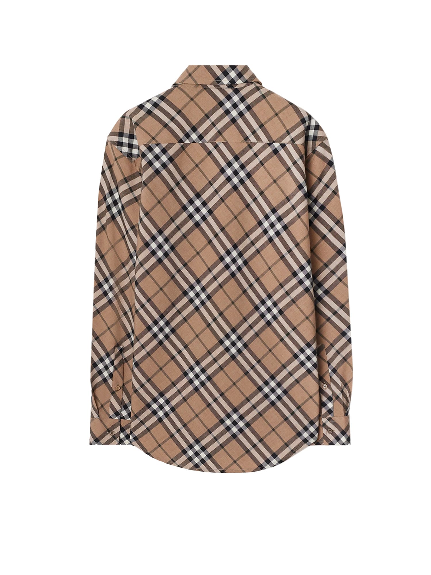 Shop Burberry Shirt In Linden Ip Check