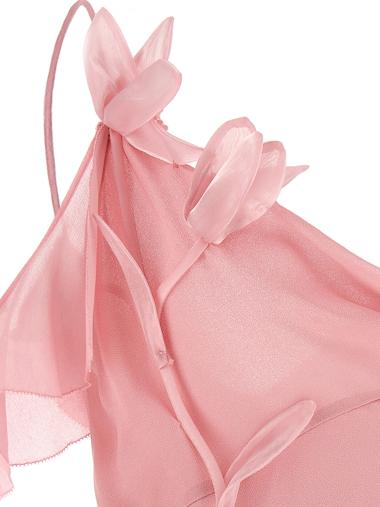 Self-portrait Self Portrait Long Dress In Pink