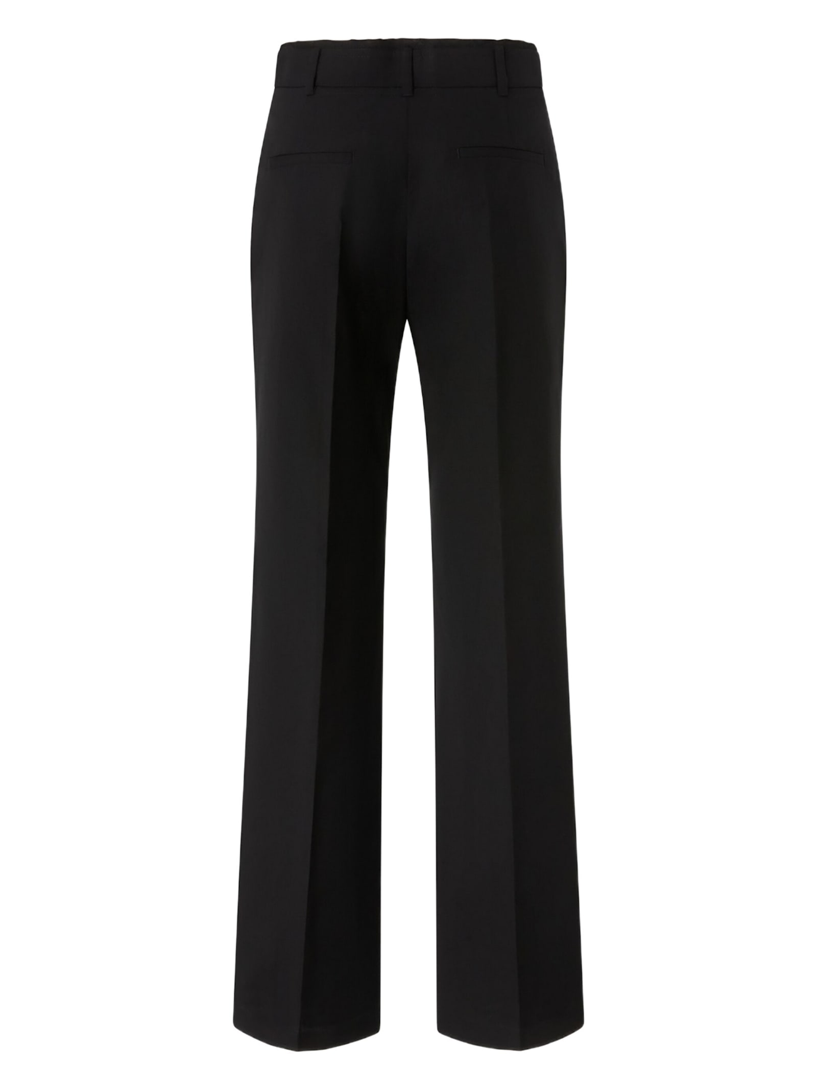 Shop Pinko Politik Wool Dyed Trousers In Limousine Black