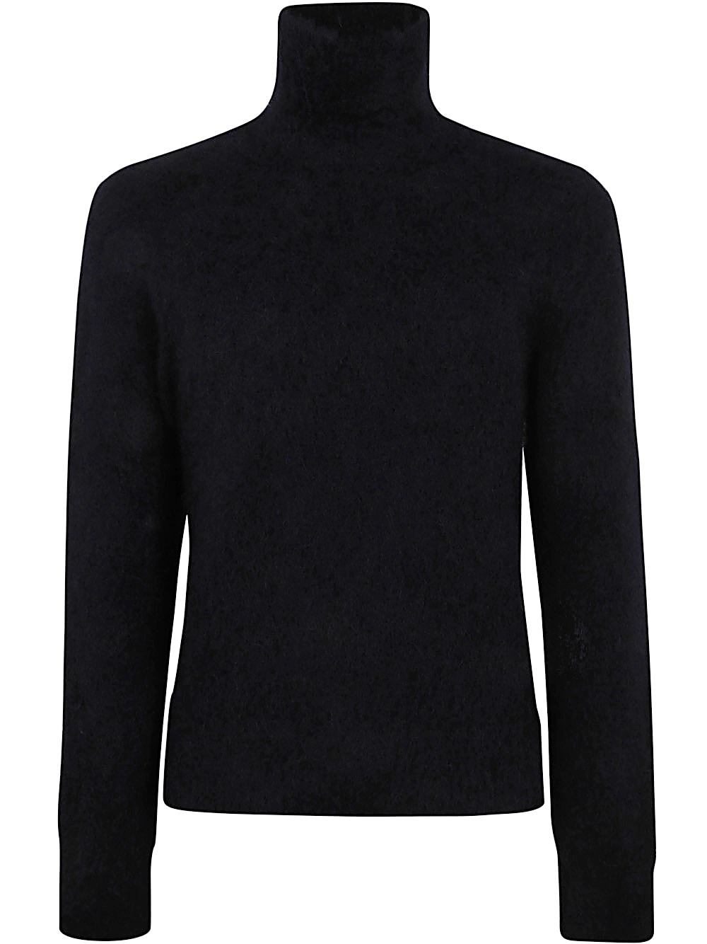 Shop Ami Alexandre Mattiussi Classic Brushed Sweater In Black