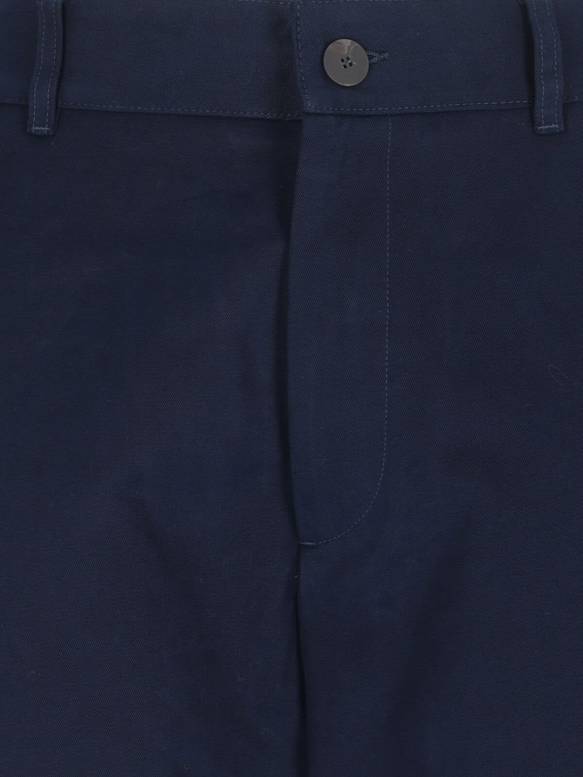 Studio Nicholson Straight Leg Trousers With Pockets And Loops In Blue