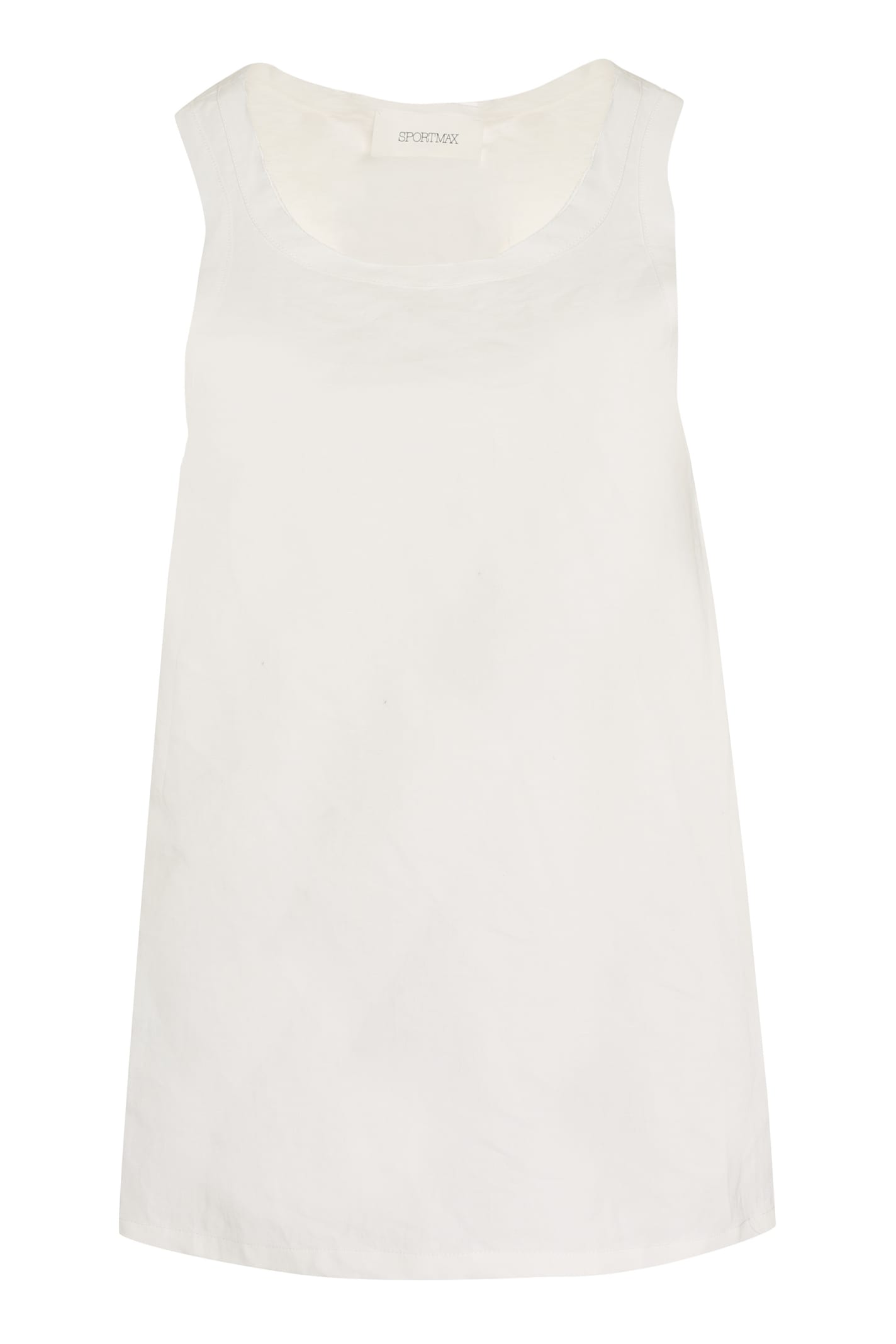 Shop Max Mara White Supremo Top In Bianco