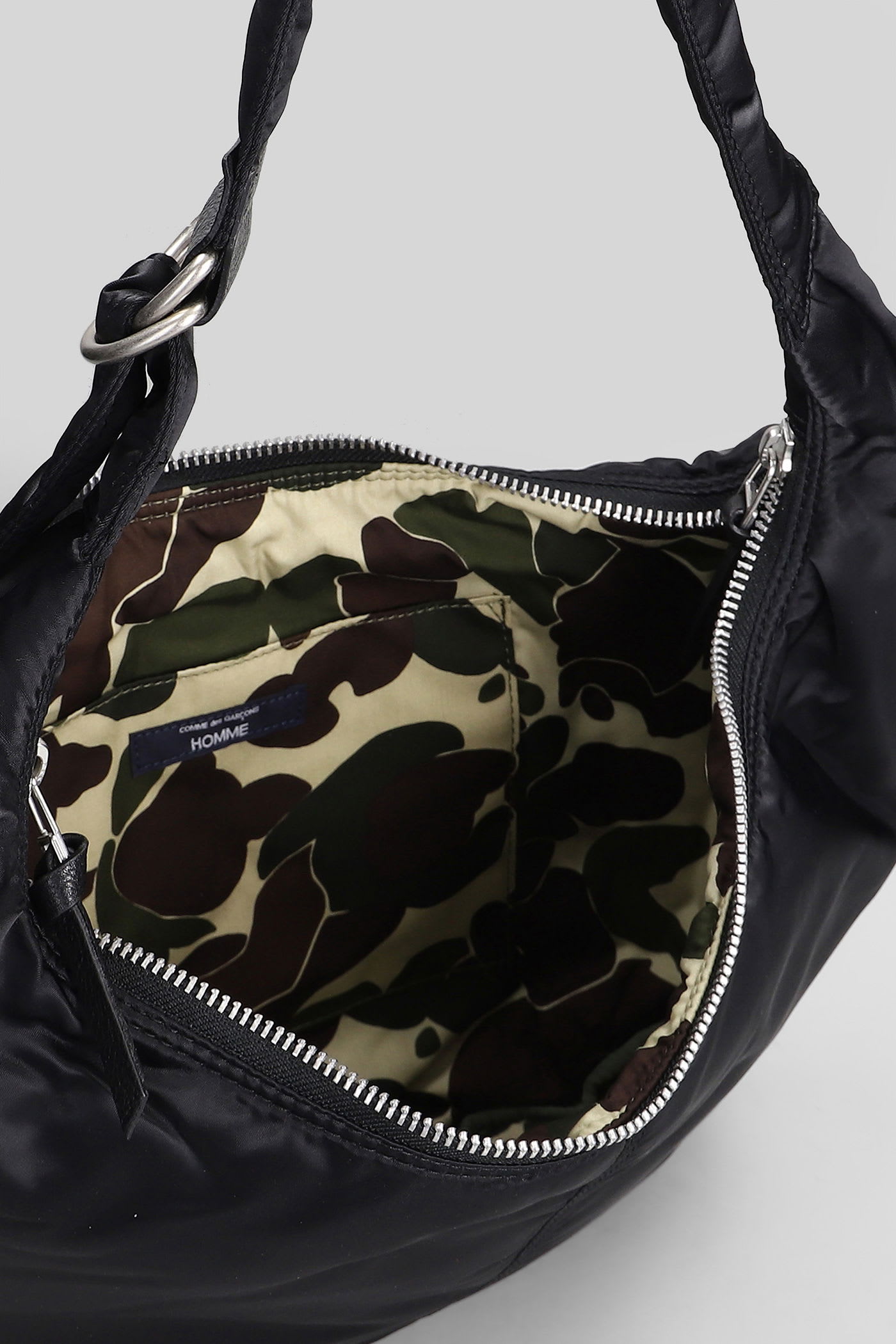 Comme Des Garçons Homme Deux Versatile Messenger Bag Adjustable Strap In Black