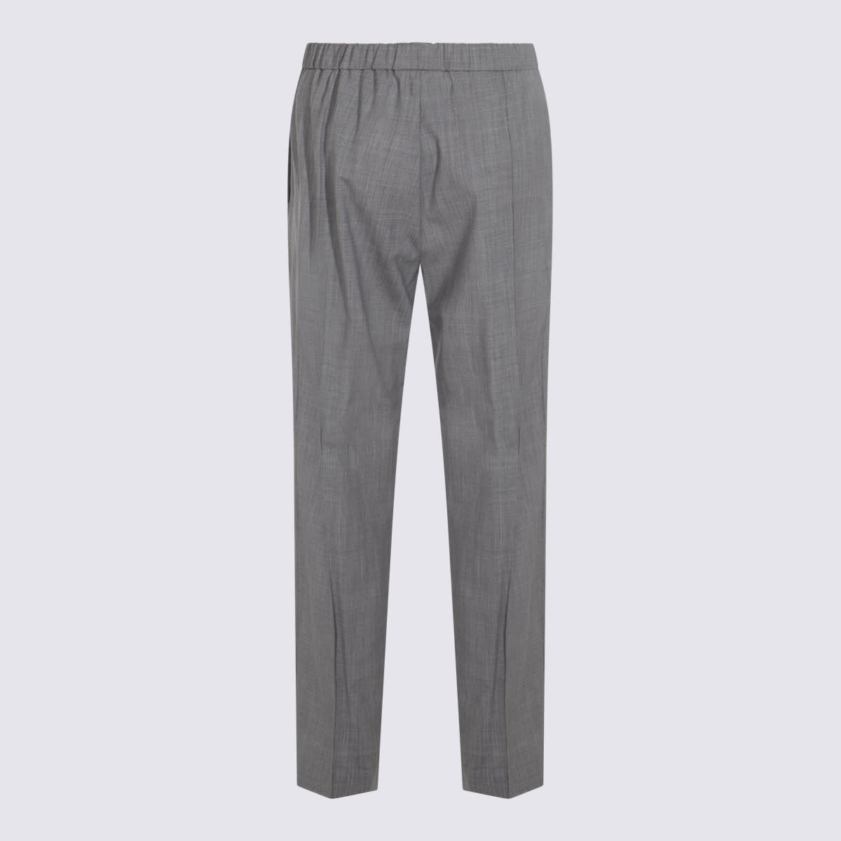 Fabiana Filippi Grey Wool Pants In Gray