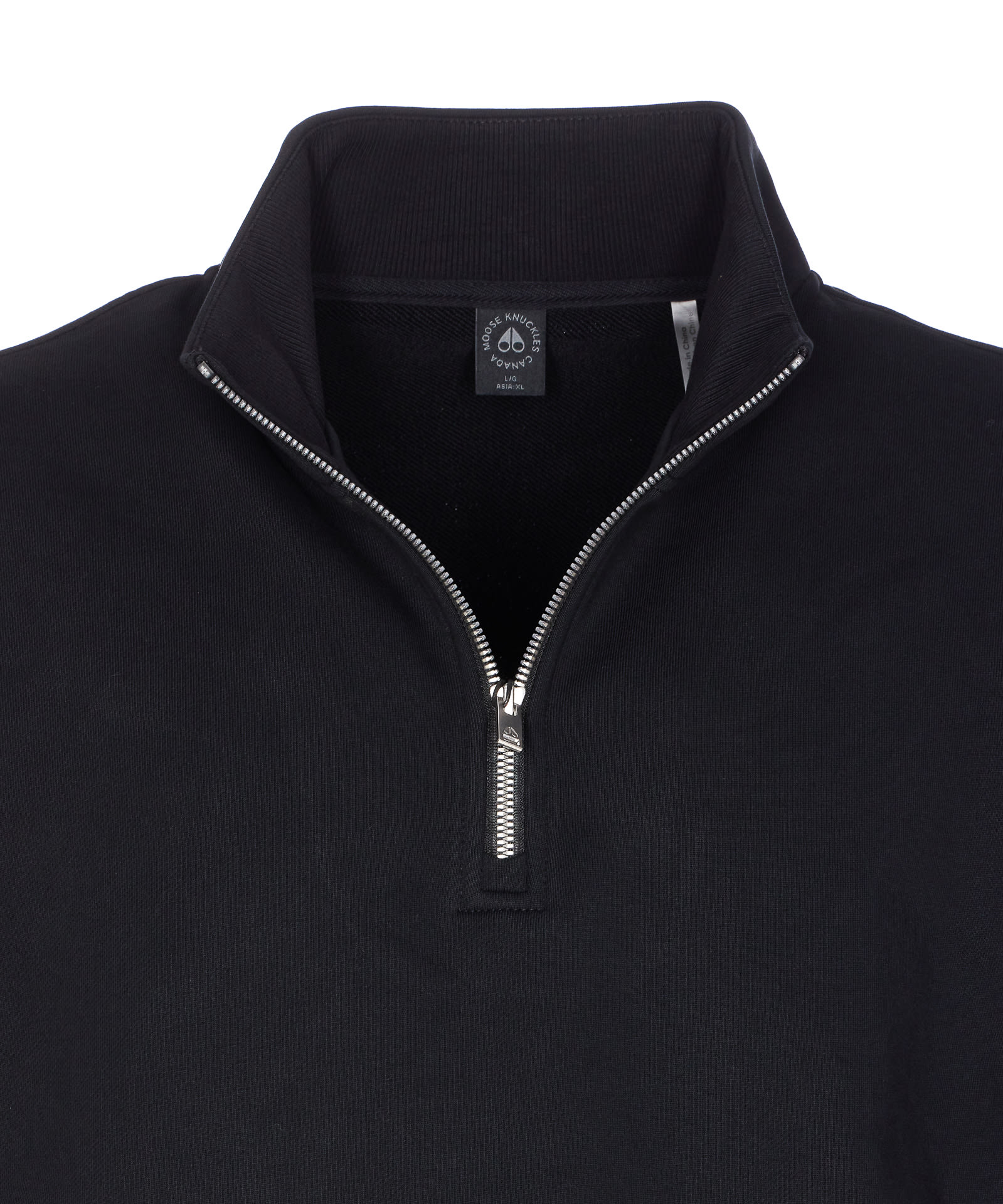 Moose Knuckles Hartsfield Zip Hoodie In Black