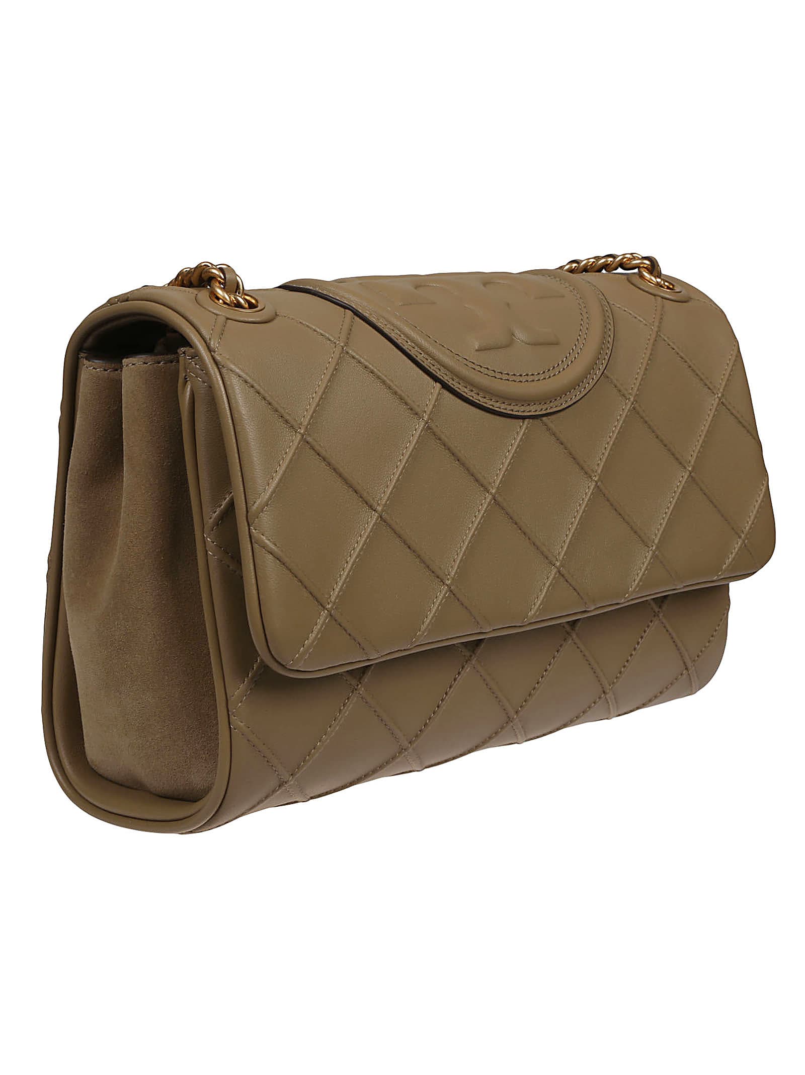 Tory Burch Fleming Soft Convertible Shoulder Bag Pebblestone Women