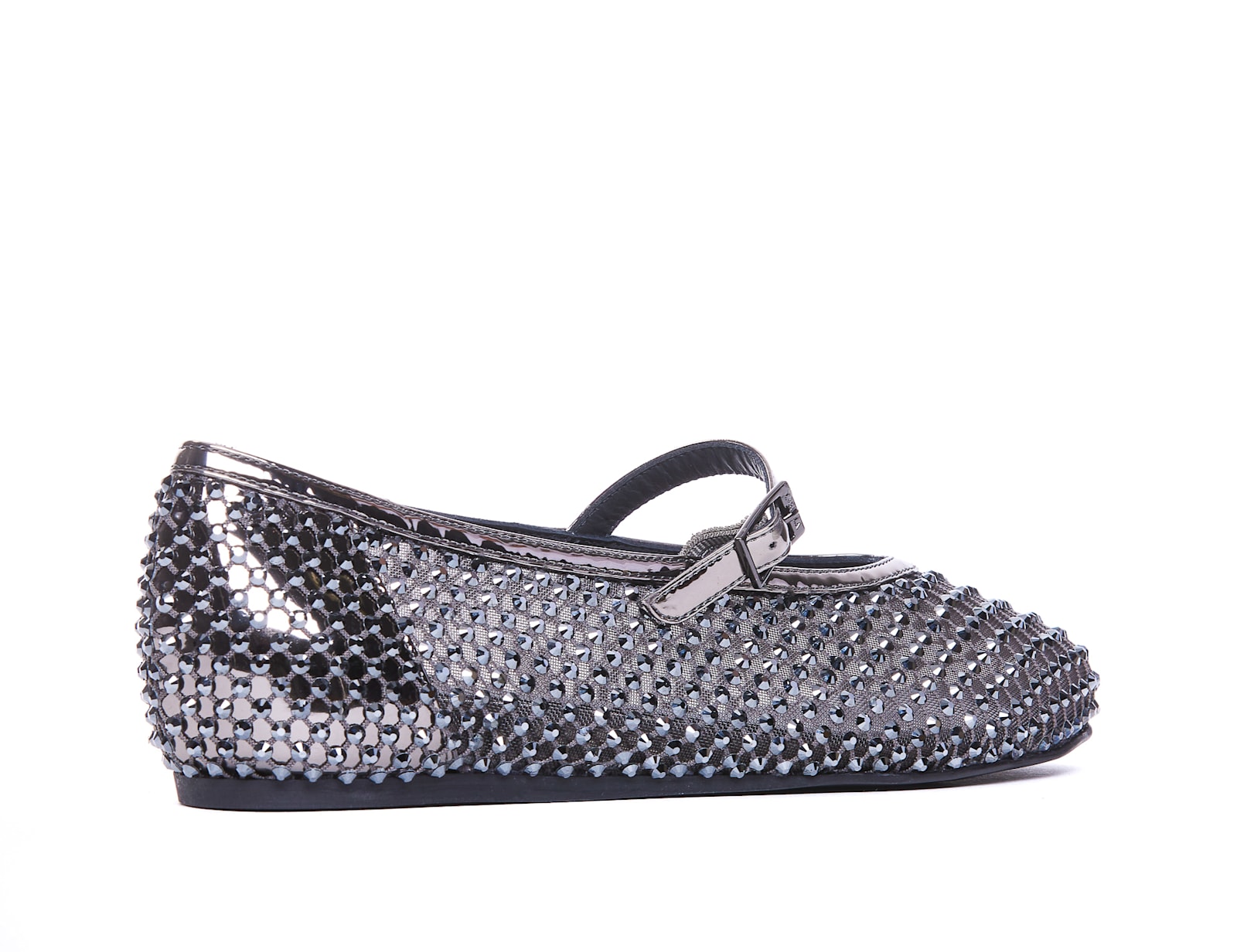 Shop Le Silla Gilda Ballets In Grey