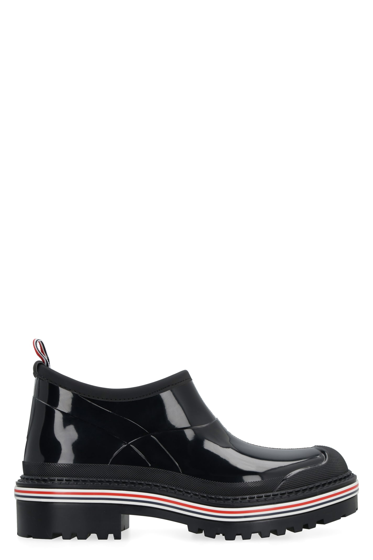 THOM BROWNE RUBBER ANKLE BOOTS